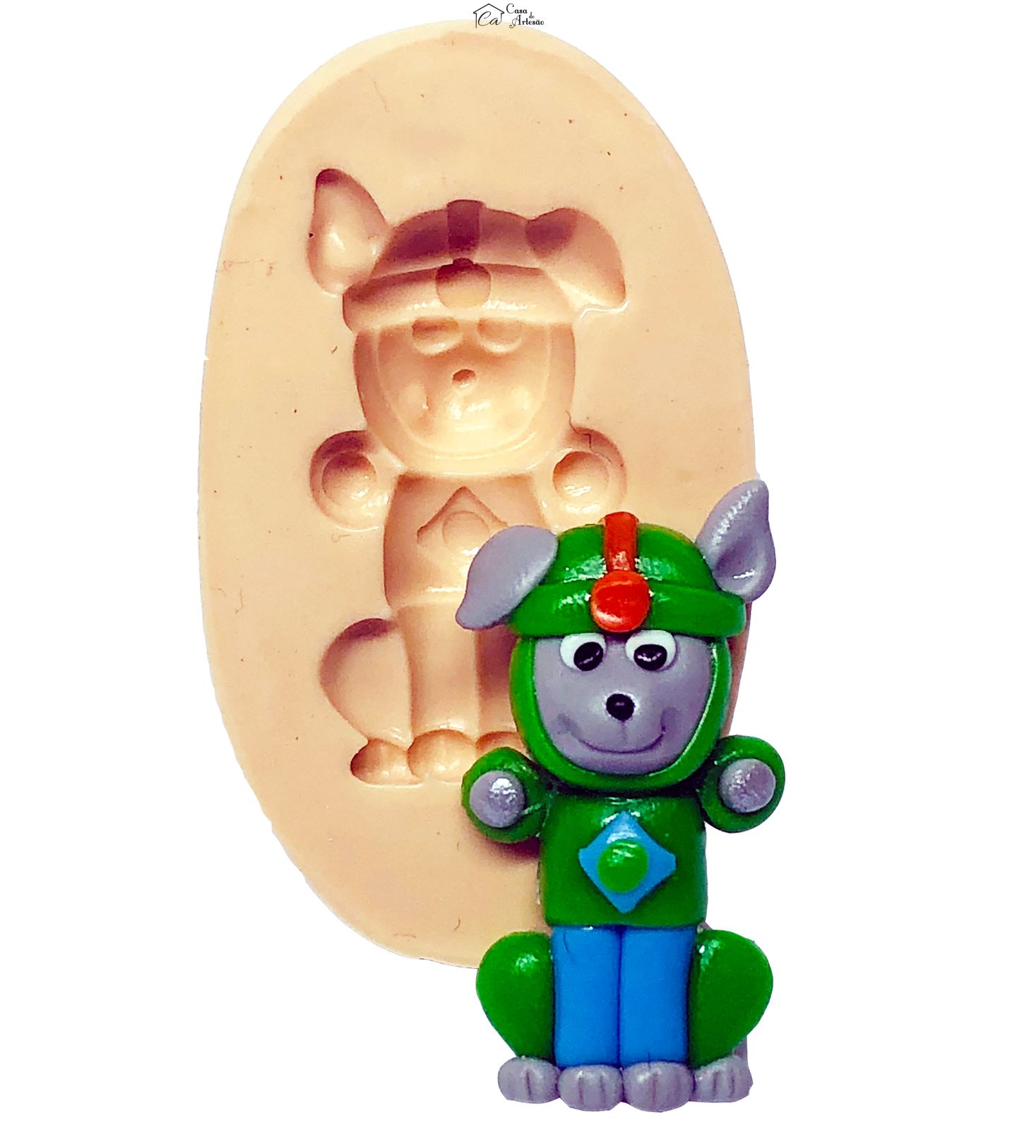 Molde de silicone - Patrulha Canina Aquatica - Rocky - Medio - P693