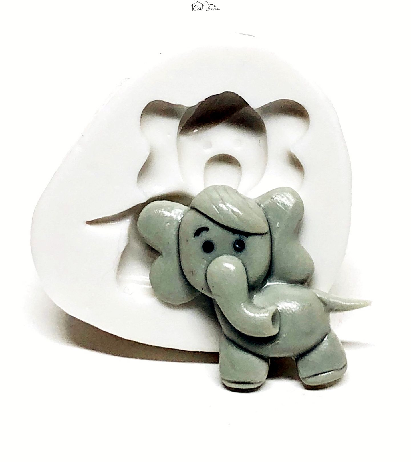 Molde de silicone - Elefante - Pequeno - P1082