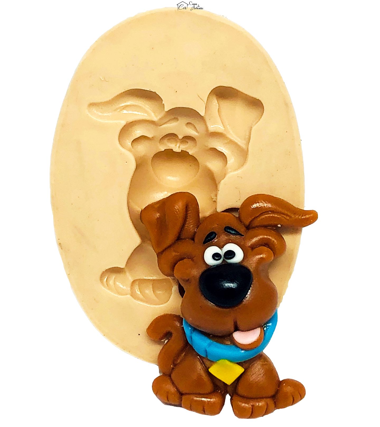 Molde de silicone - Scooby Doo Baby - Medio - P754