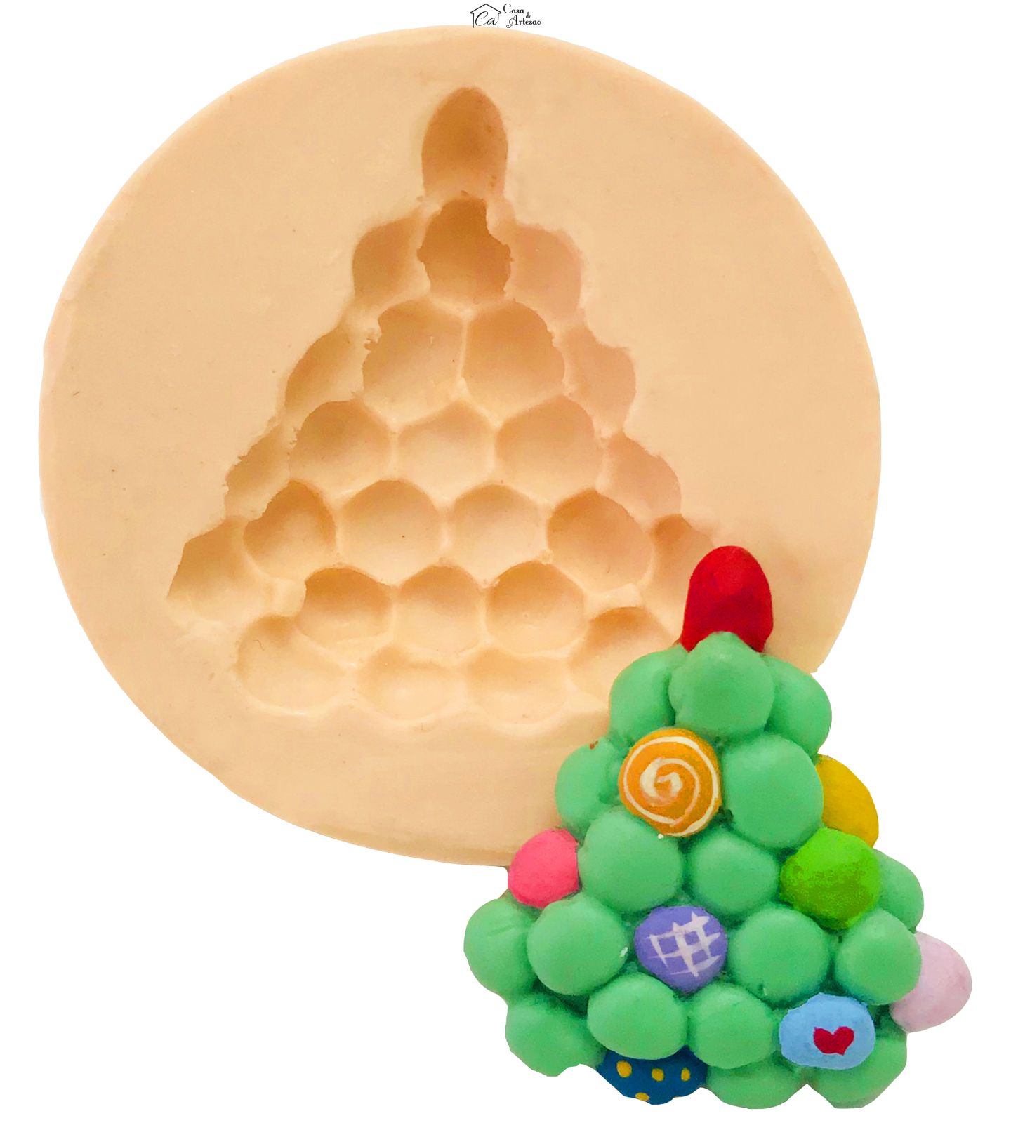 Molde de silicone - Arvore de Natal IV