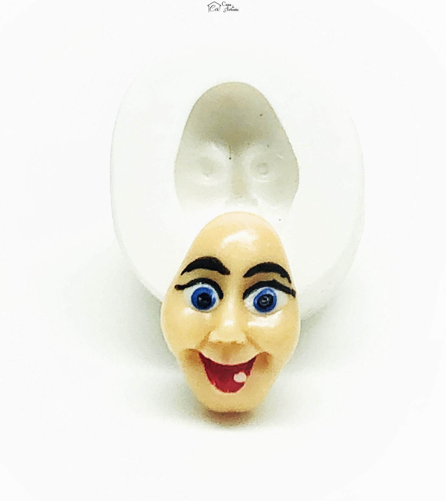 Molde de silicone - Rosto Bruxa - Pequeno - P1129