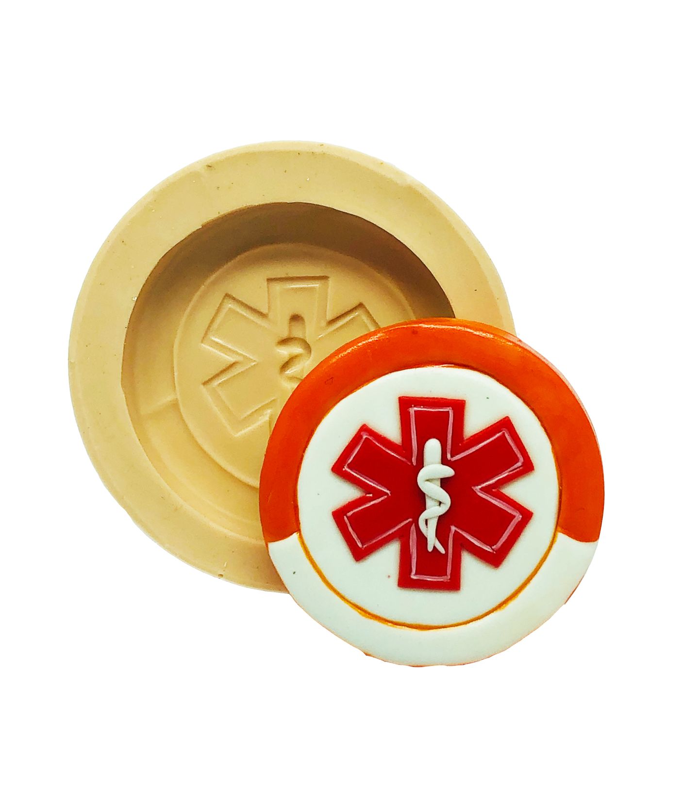 Molde de silicone - Samu - Logo Medio - P799