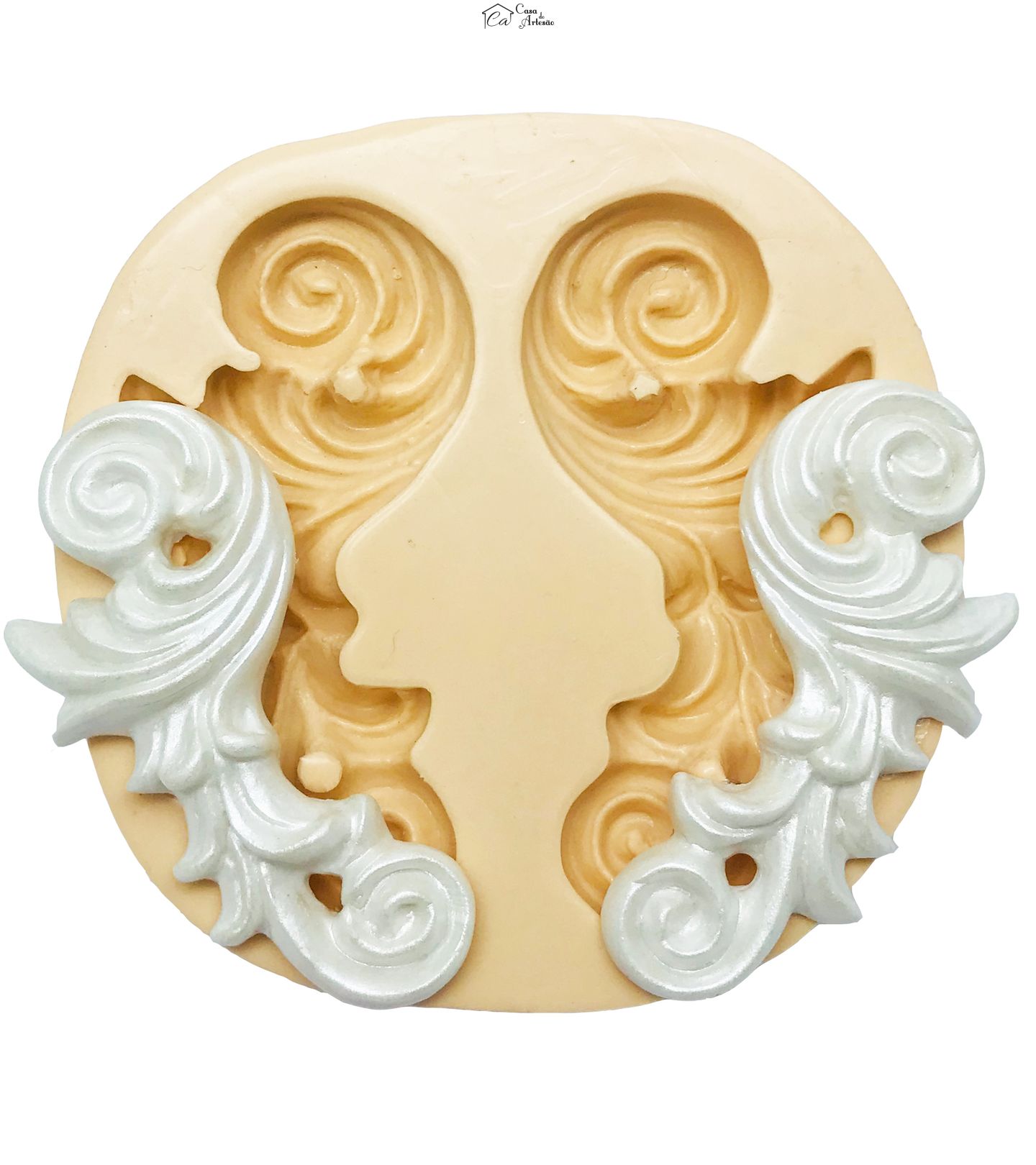 Molde de silicone - Decoração Para Bolo - Apliques - Mod.04 - P158