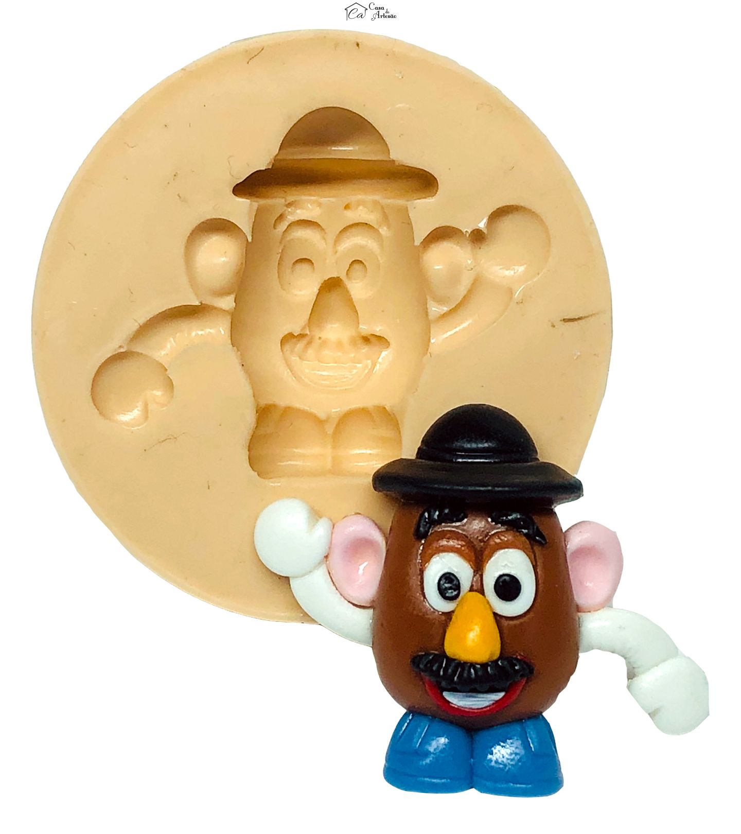 Molde de silicone - Toy Story - Senhor Batata - Pequeno - P670
