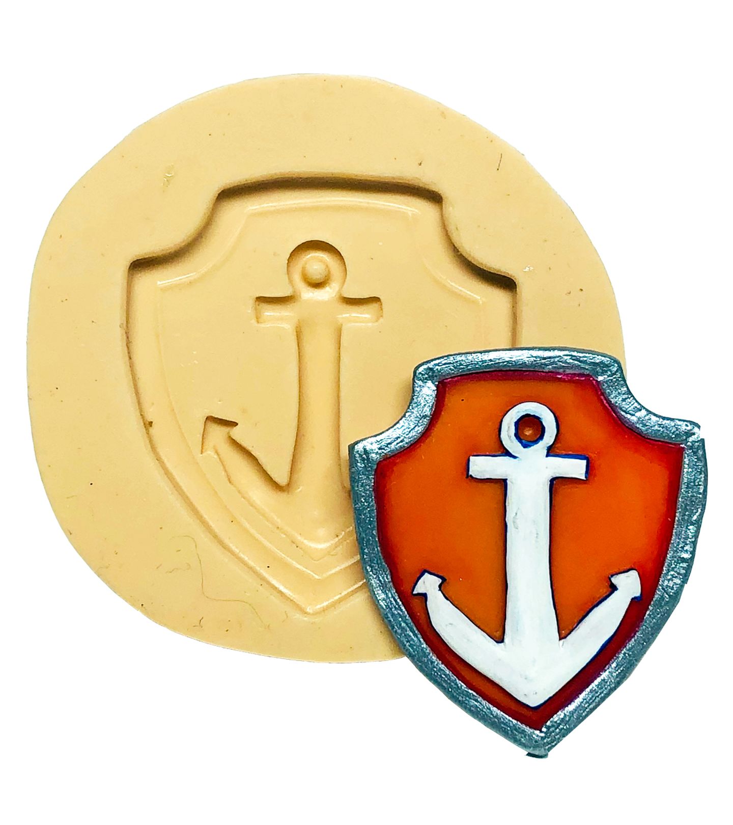 Molde de silicone - Patrulha Canina -  Zuma - Escudo Medio