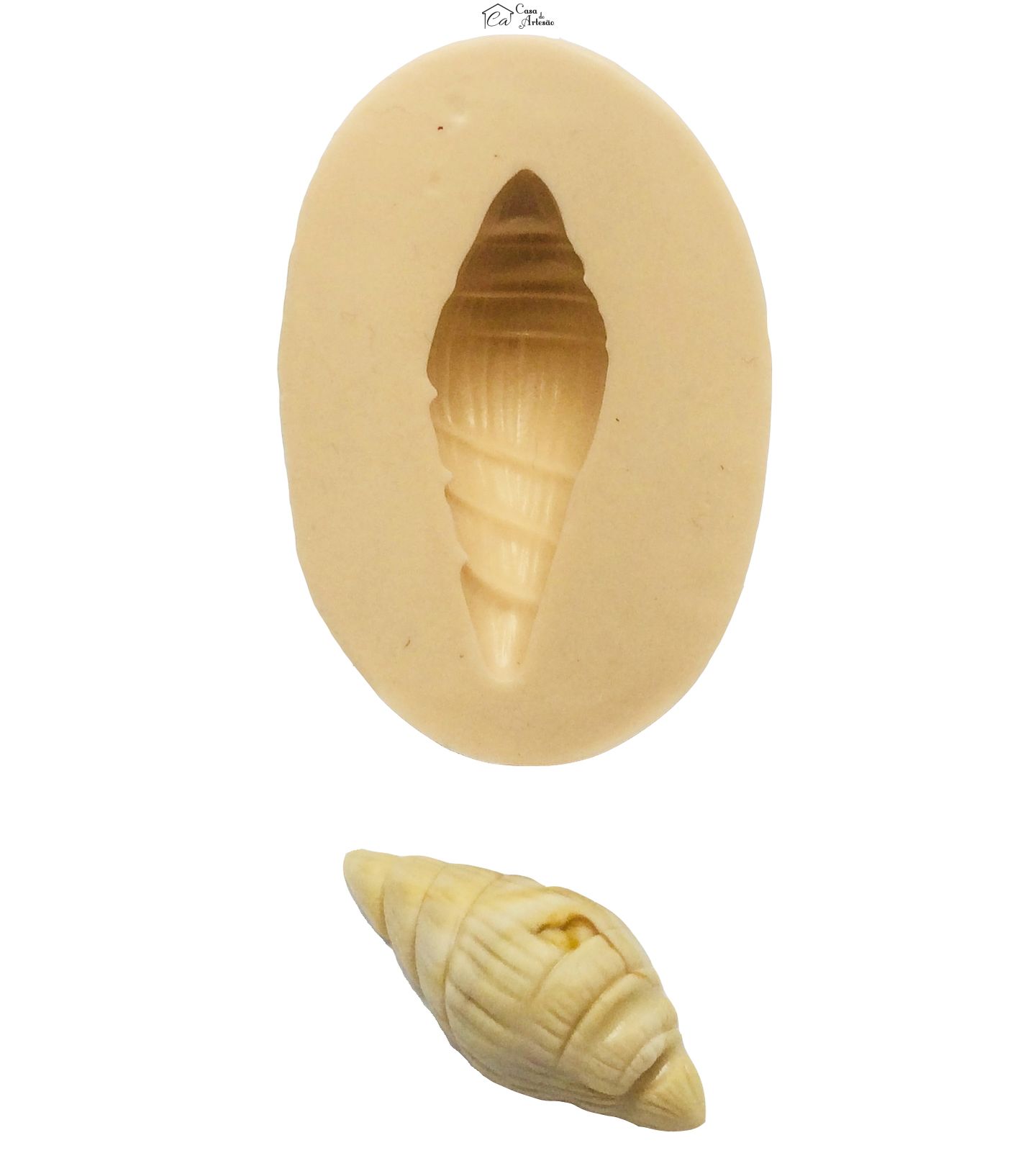 Molde de silicone - Caramujo - Pequeno P355