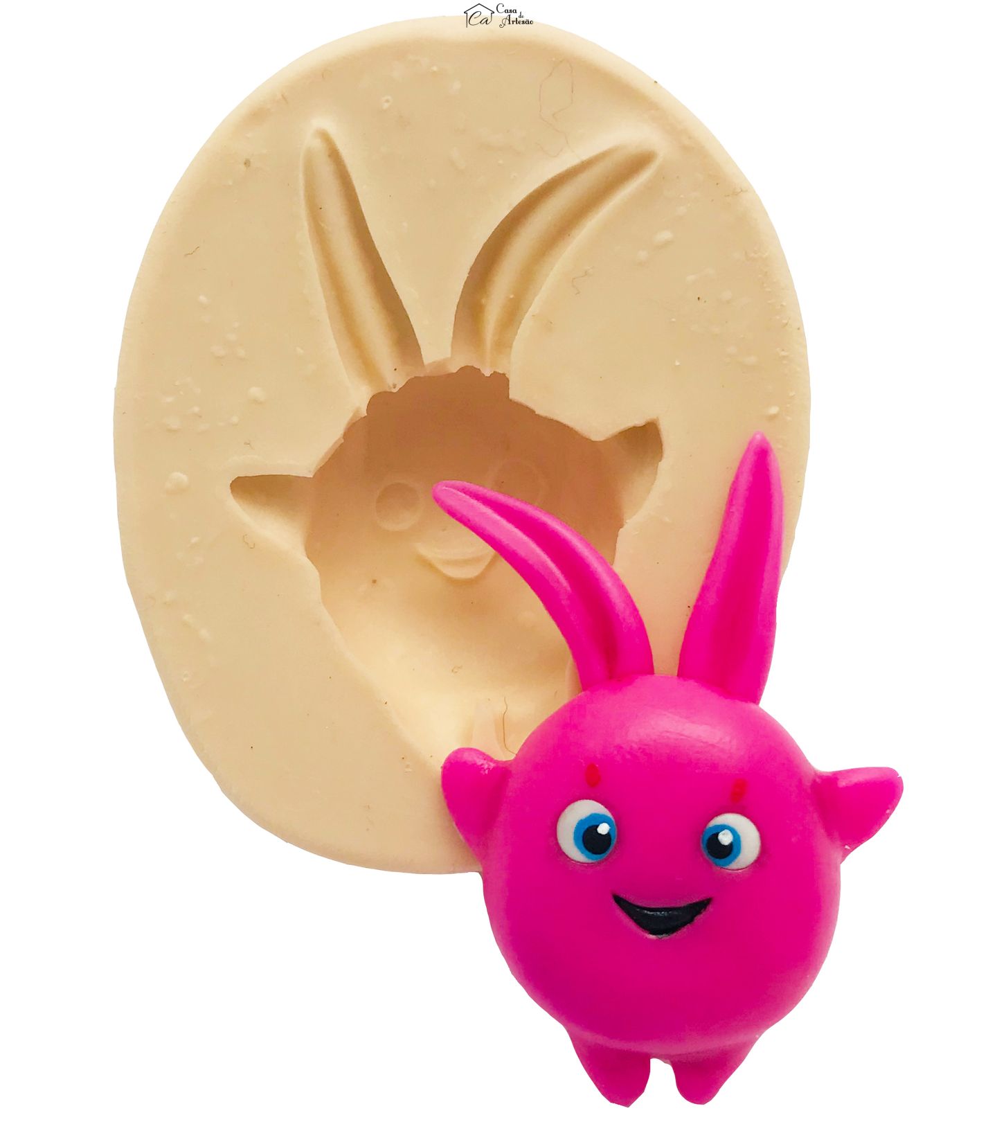 Molde de silicone - Sunny Bunnies - Big Boo - Media - P450