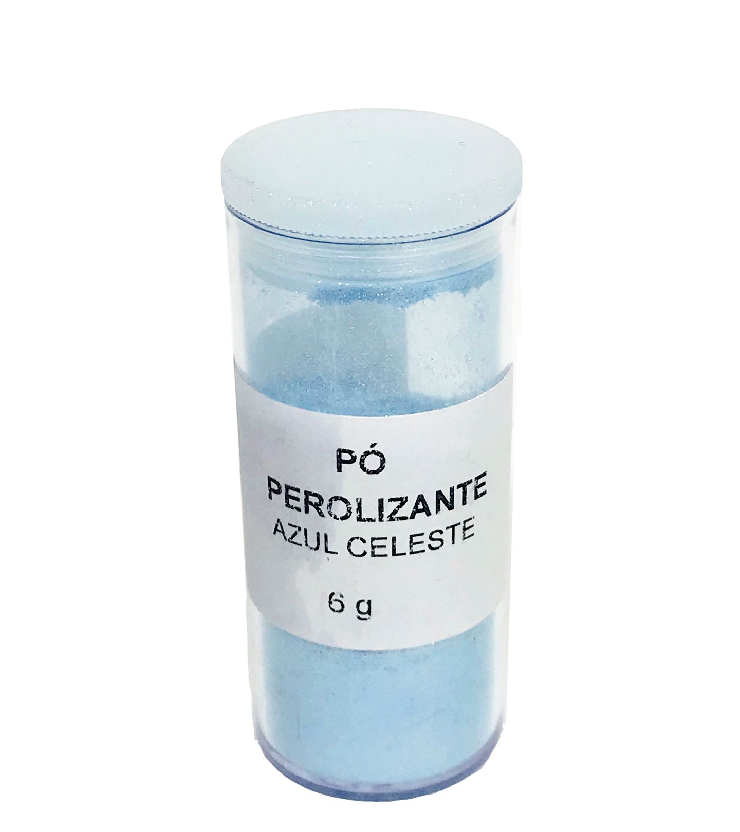 Pó - Casa do Artesao - Perolizante - Azul Celeste - 6 G