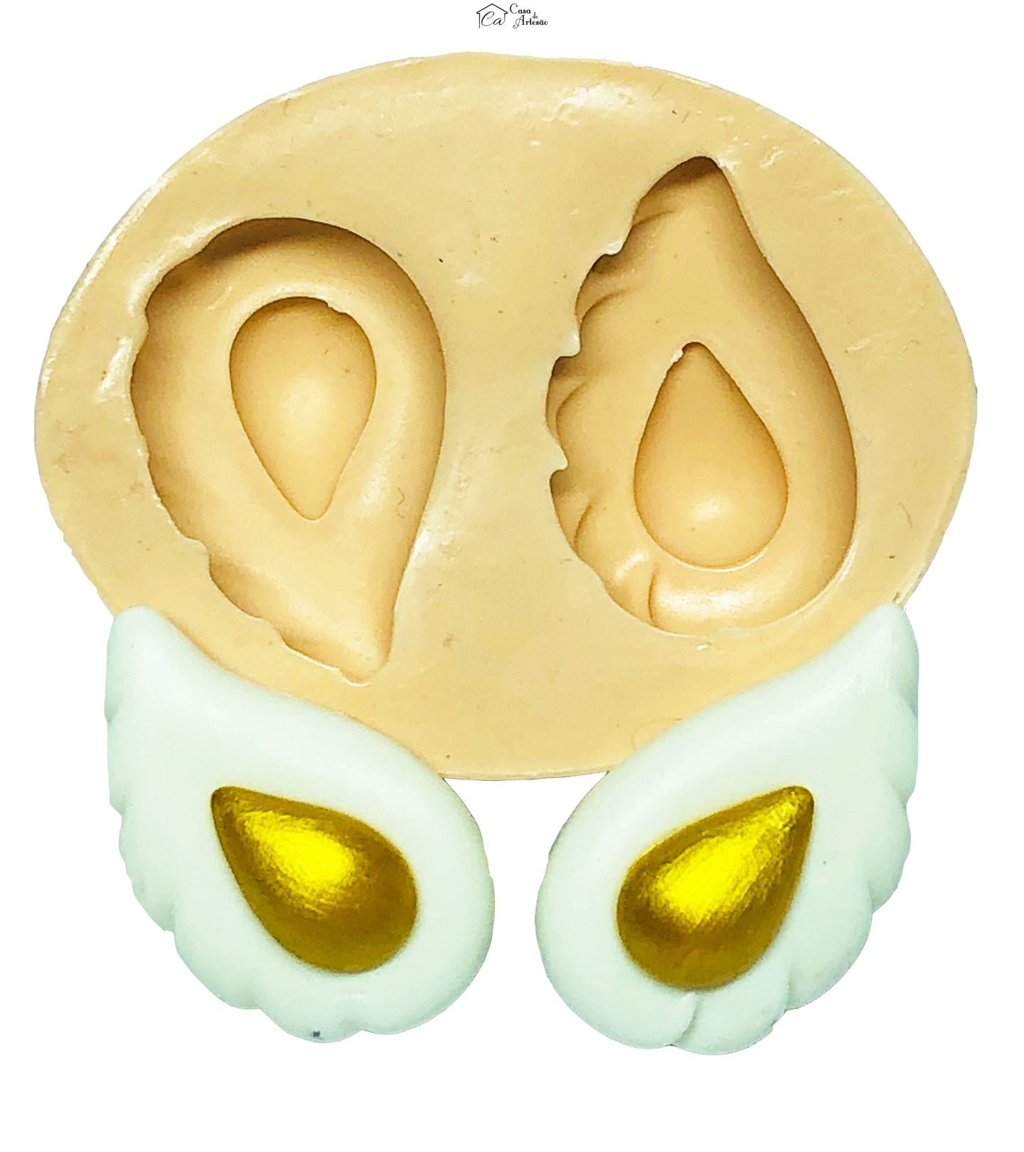 Molde de silicone - Asas - Mod.06