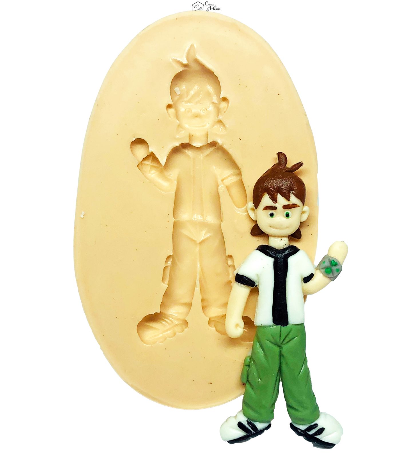 Molde de silicone - Ben 10 - Pequeno - P737