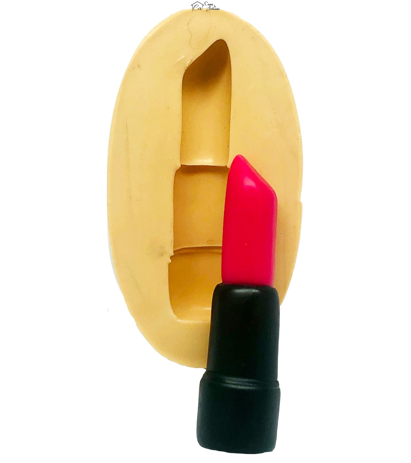 Molde de silicone - Maquiagem - Batom - Grande - P875