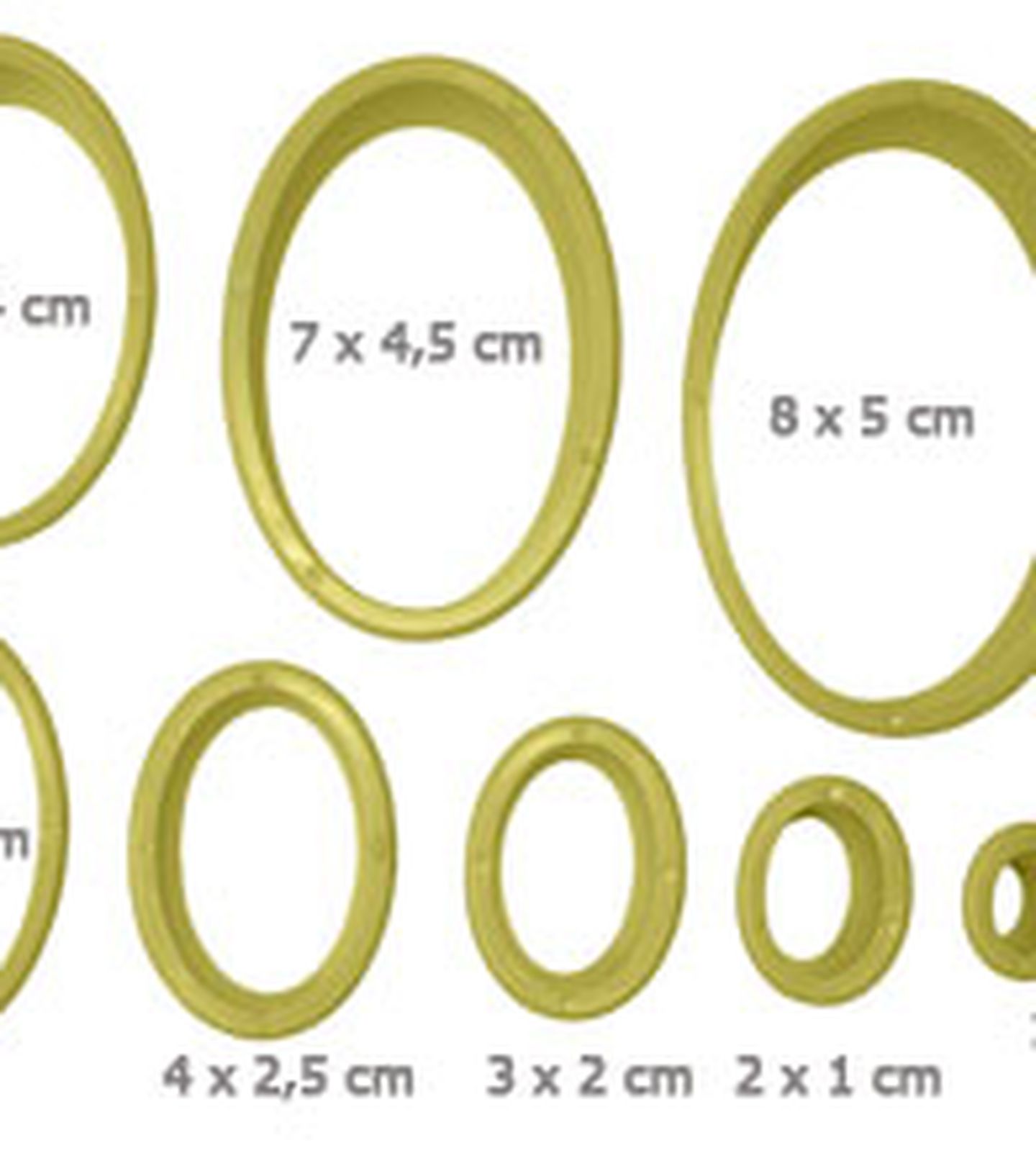 Cortador Blue Star - Oval - 08 Peças - Cod.8287