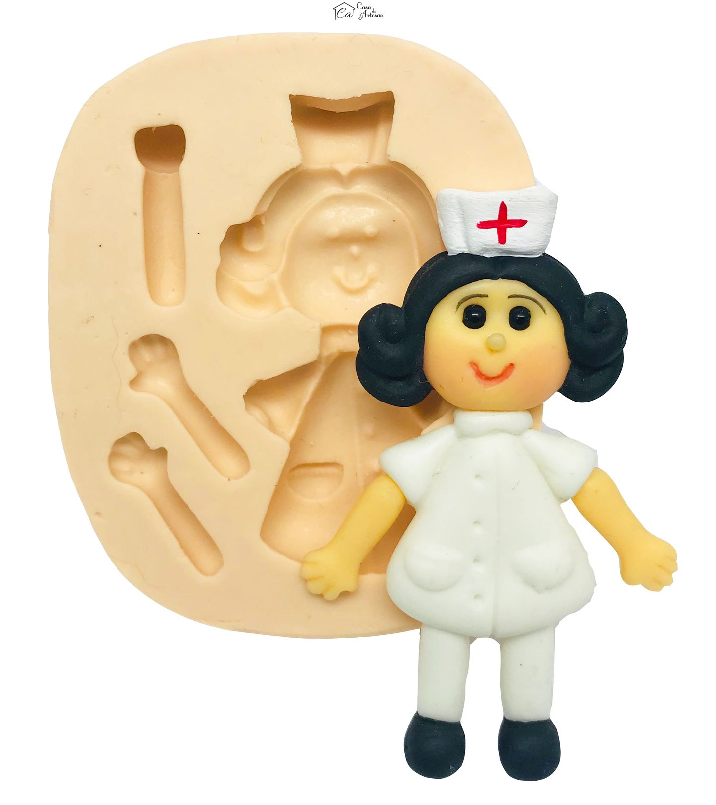 Molde de silicone - Enfermeira - P33