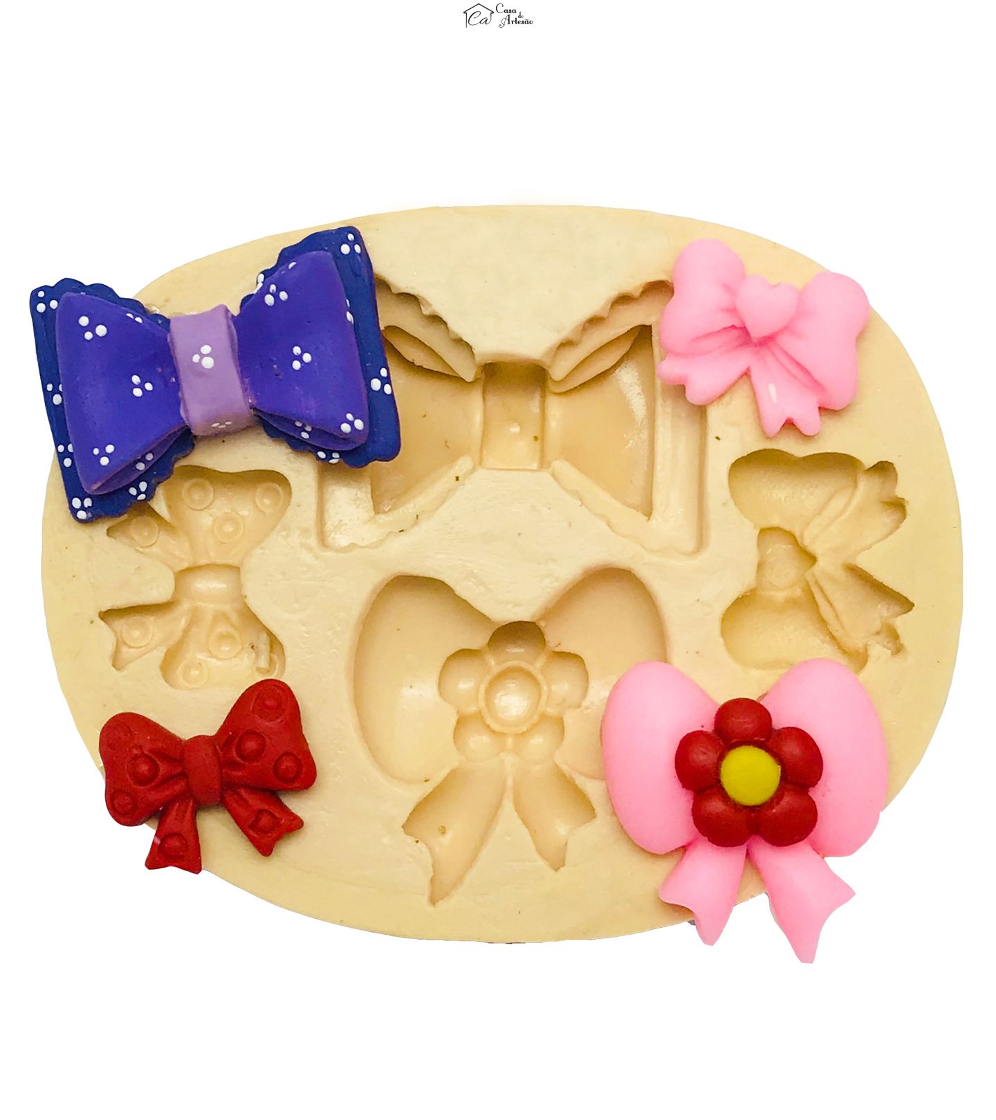 Molde de silicone - Laços - 4 Tipos