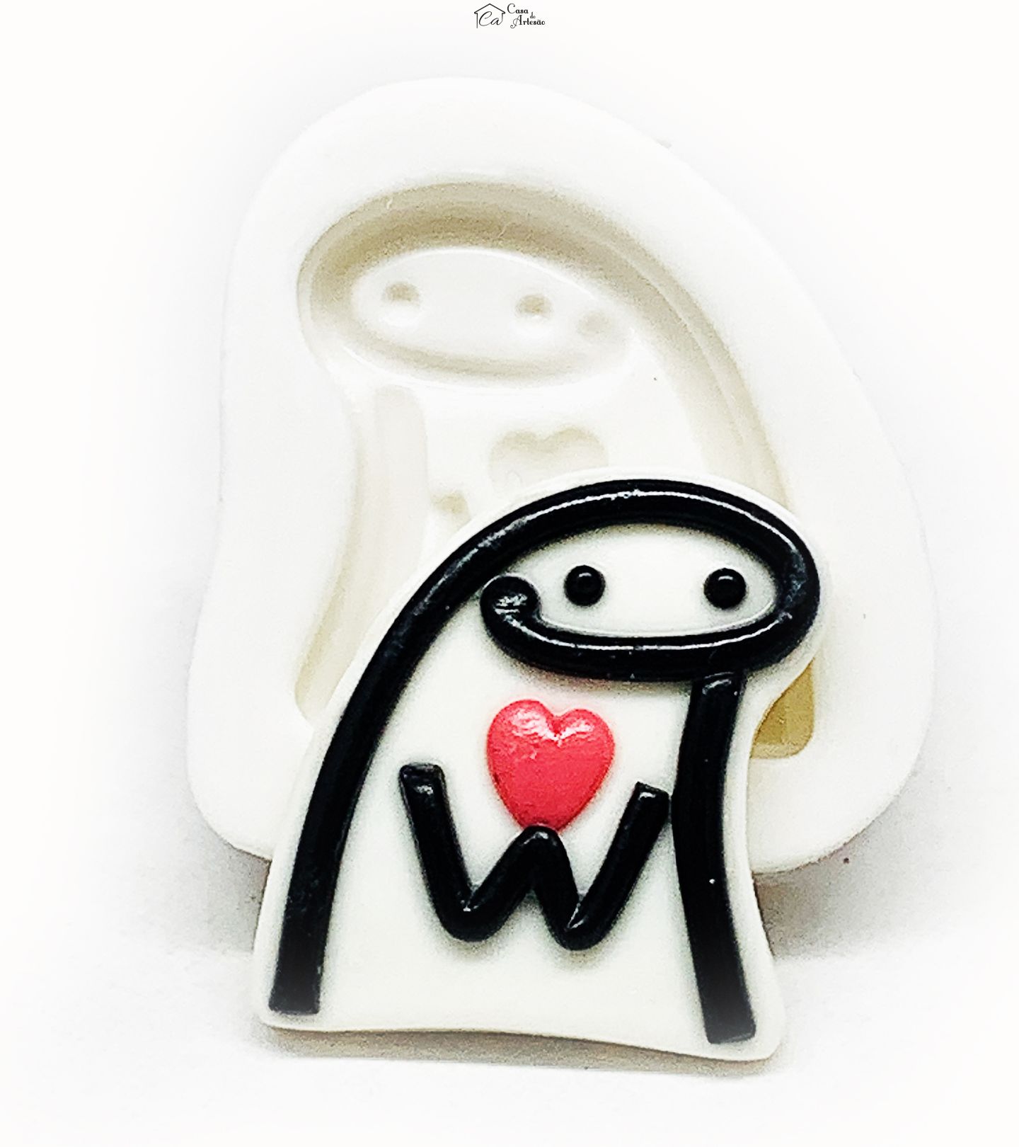 Molde de silicone - Bentô Cake - Flork Apaixonado - Pequeno - P1157