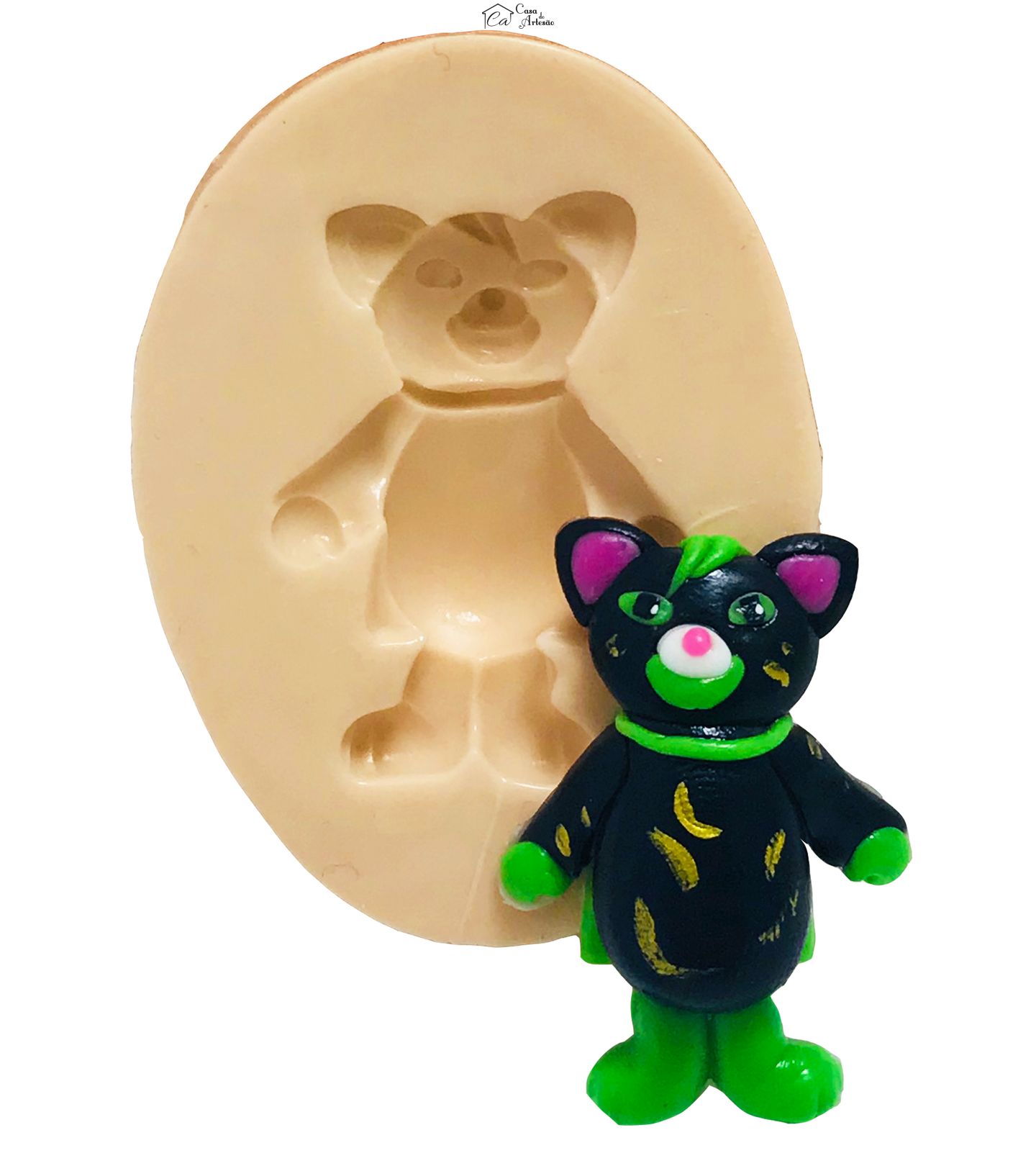 Molde de silicone - Luna Petunia - Fellino - Pequeno - P414