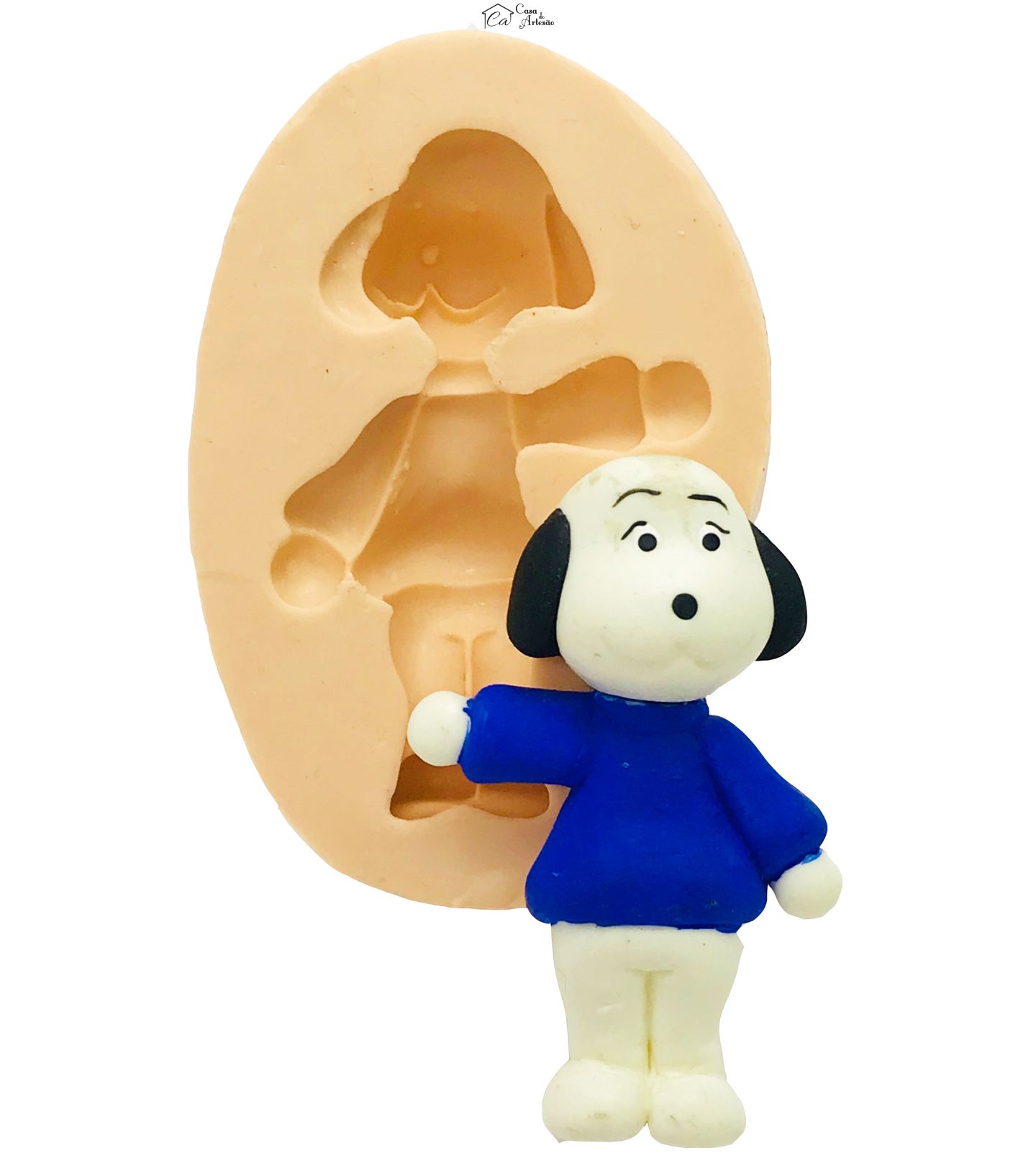 Molde de silicone - Snoopy - P33