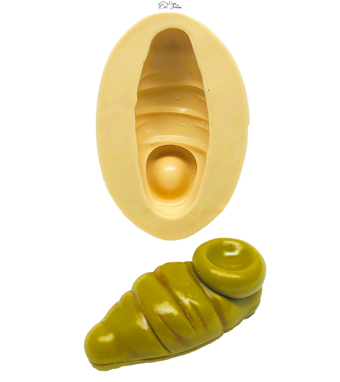 Molde de silicone - Sapato de Anão - Grande - P849