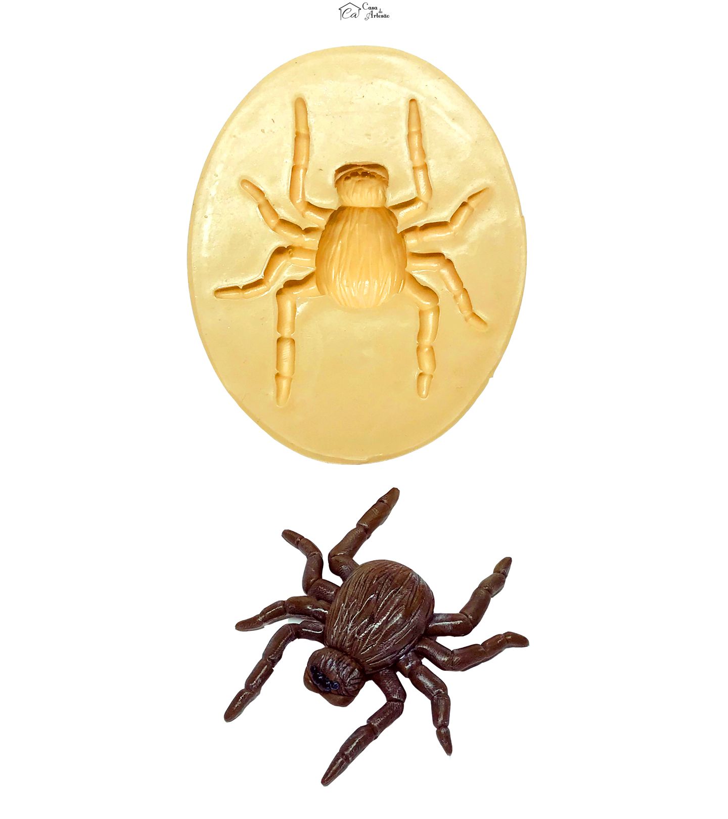 Molde de silicone - Aranha - Grande - P620