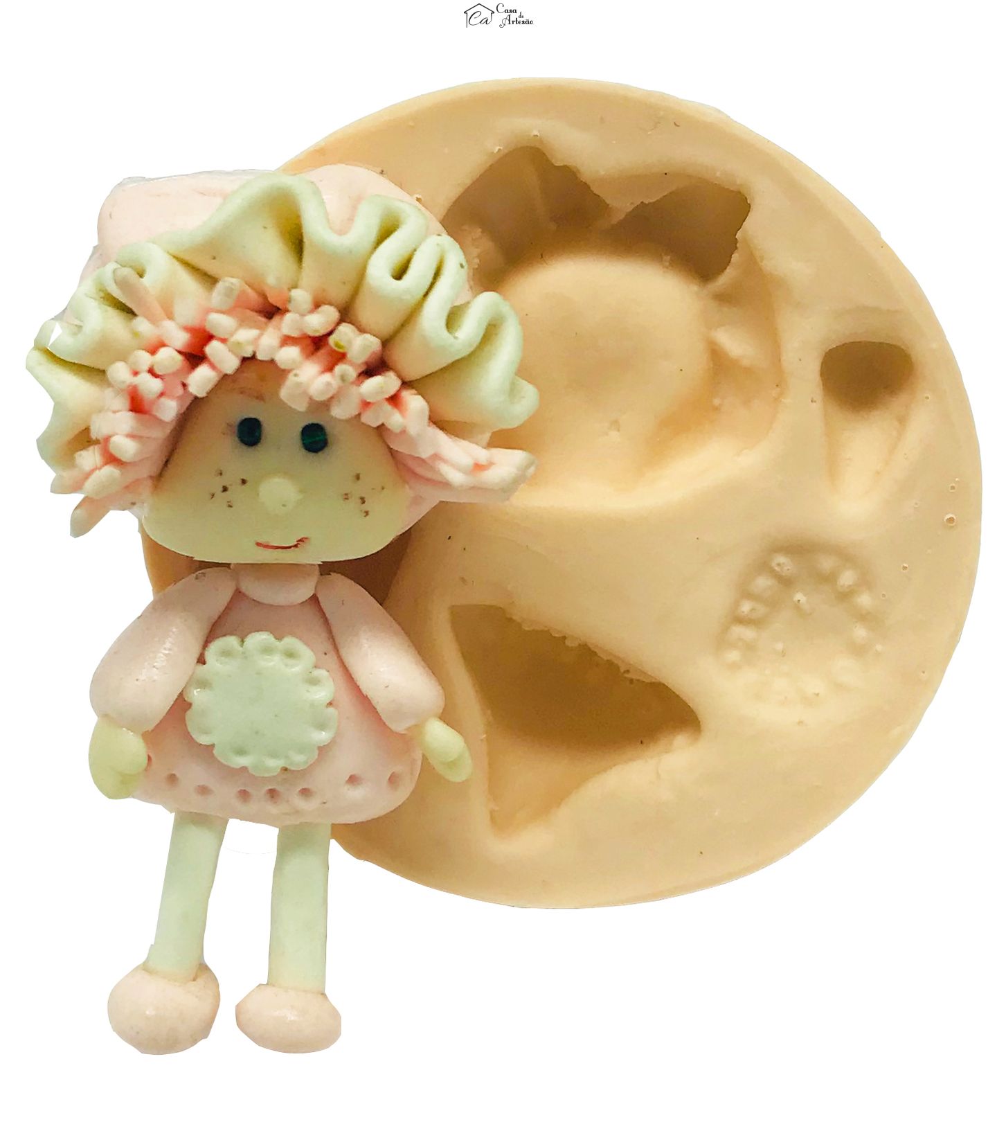 Molde de silicone - Moranguinho Pequena