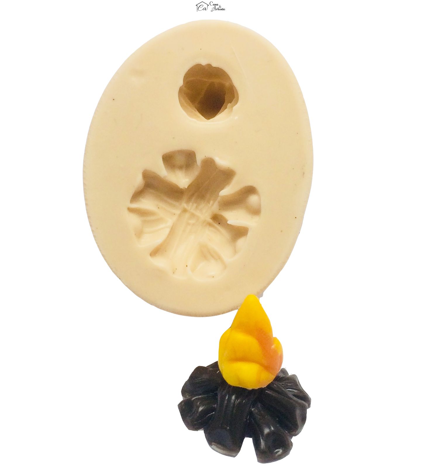 Molde de silicone - Caipira - Fogueira Pequena - P335