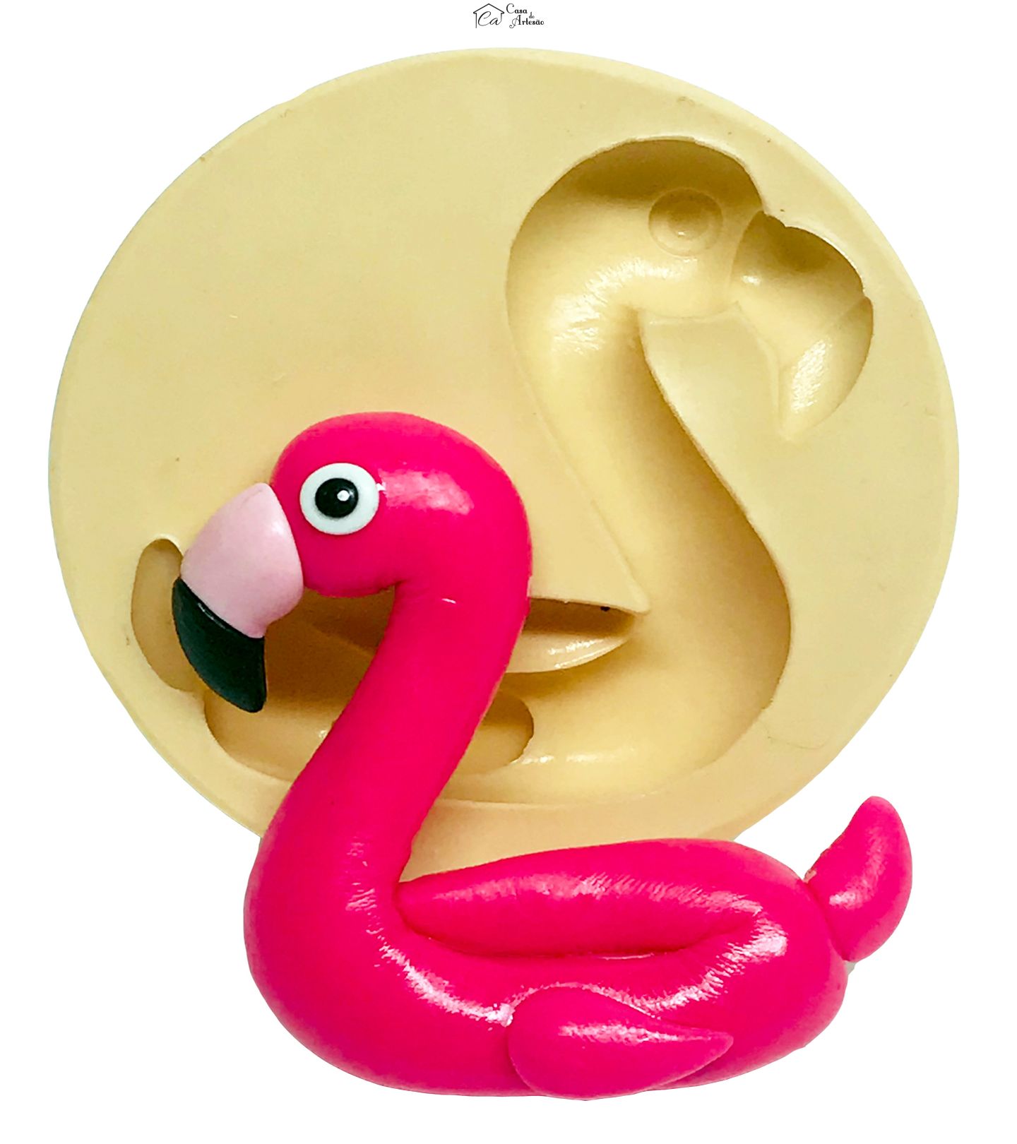 Molde de silicone - Pool Party - Boia Flamingo - Grande - P602