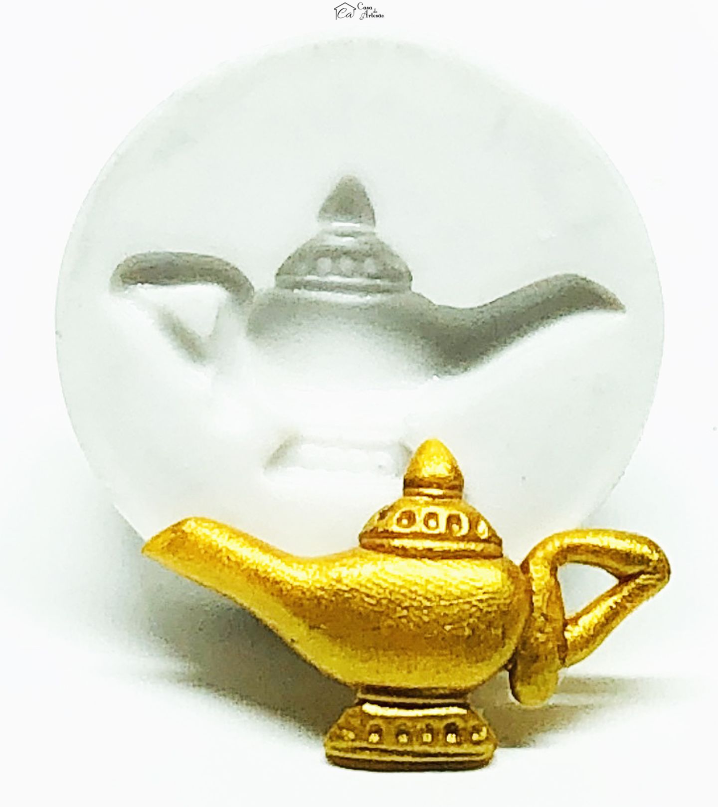 Molde de silicone - Aladim - Lampada - Pequena - P962