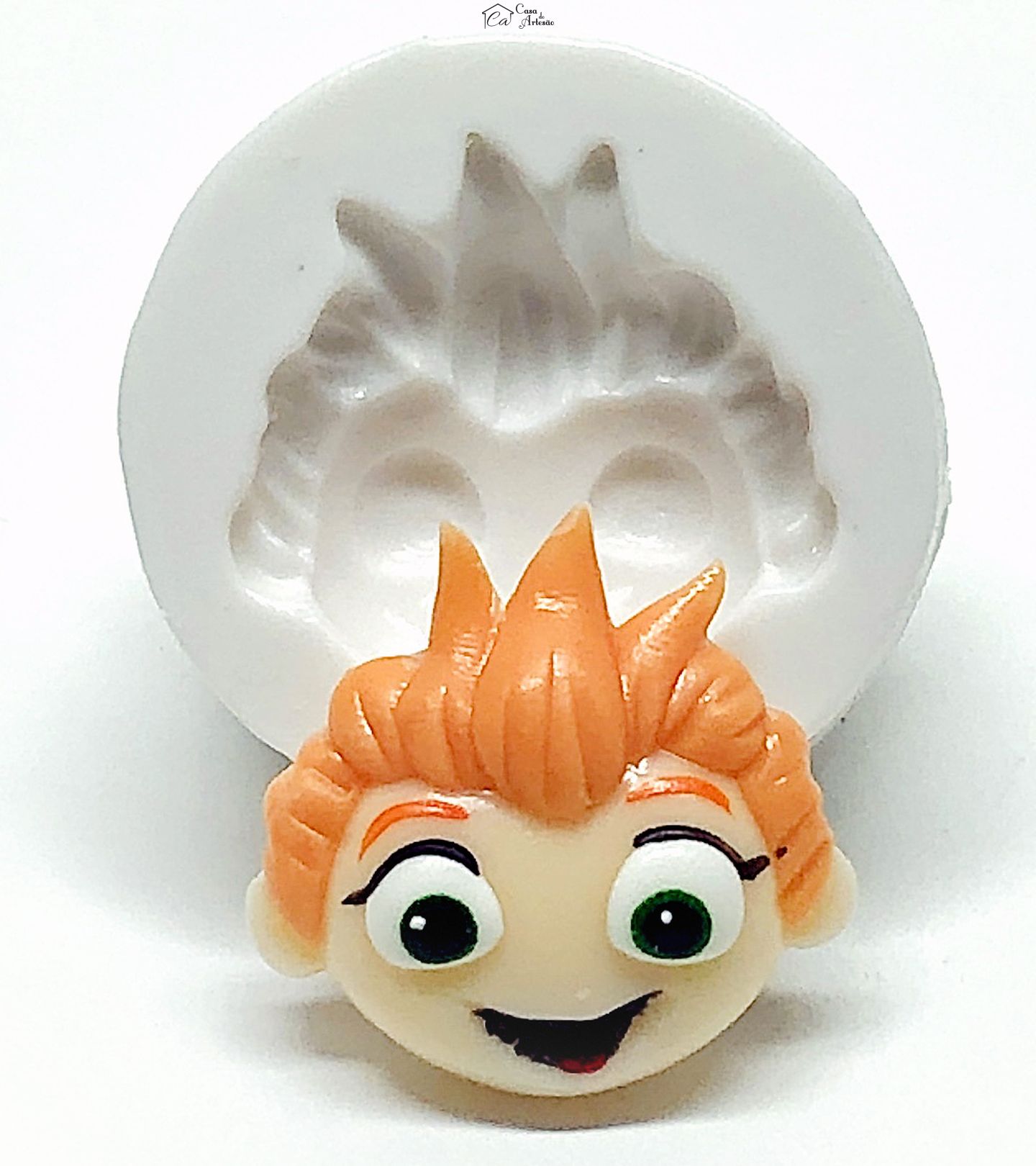 Molde de silicone - Mini Beat Power Rockers - Rosto Wat - Pequeno - P1031