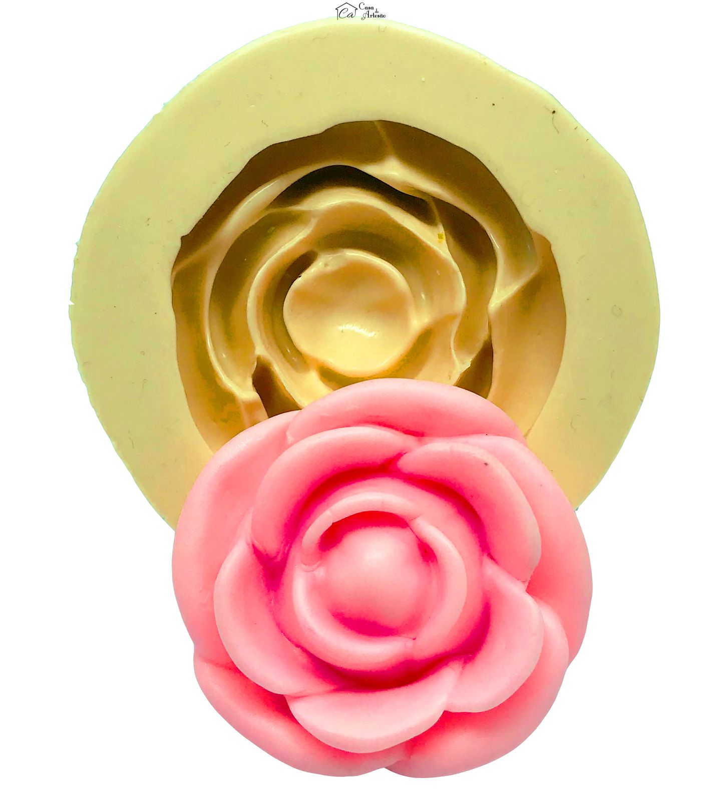 Molde de silicone - Rosa - Md
