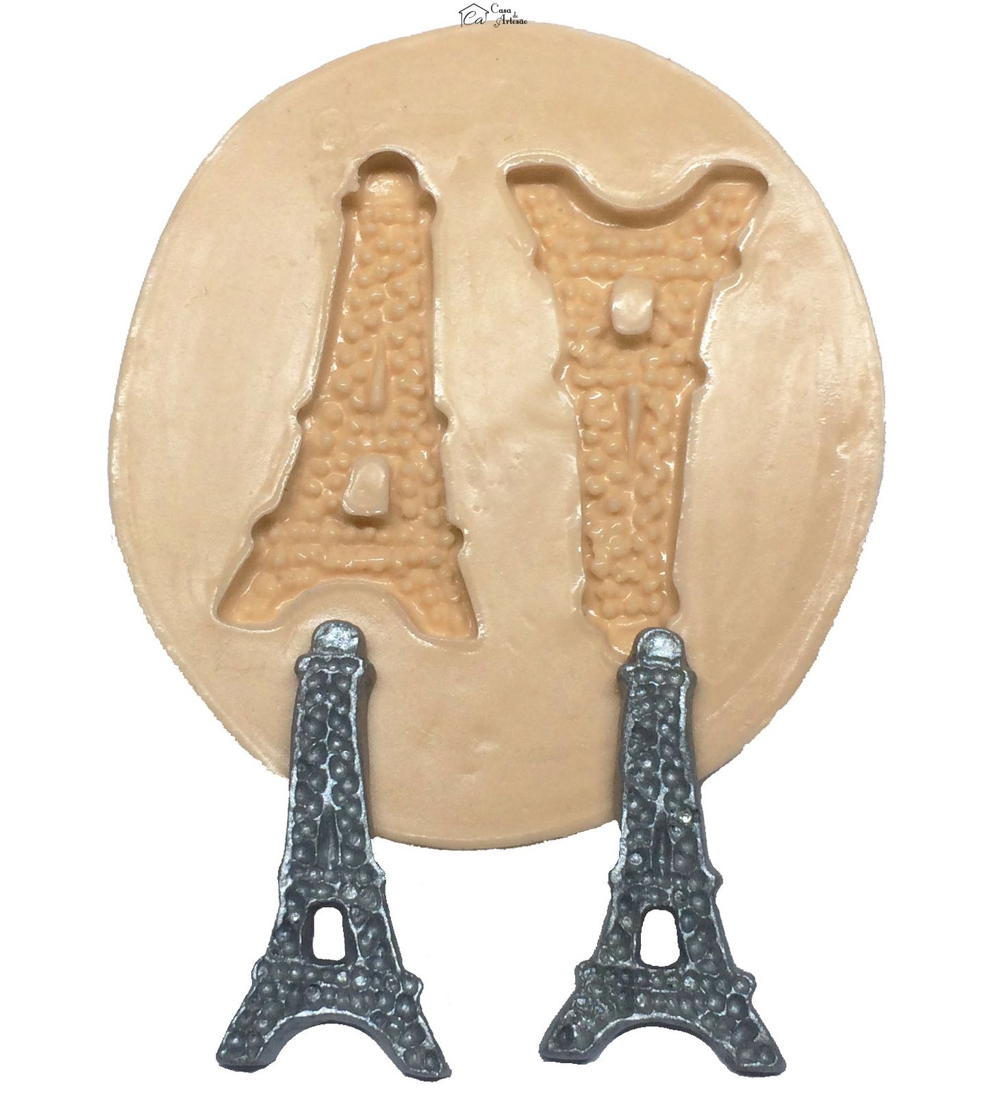 Molde de silicone - Torre Eiffel - P285