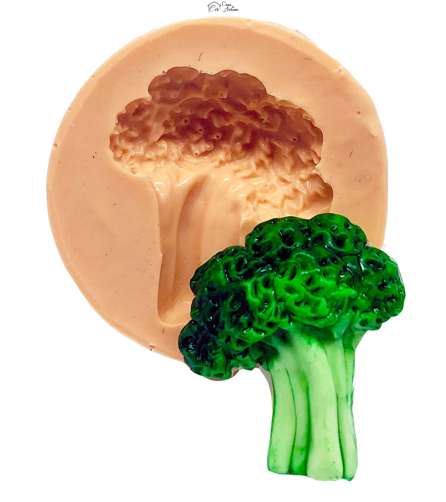 Molde de silicone - Brocolis - Pequeno - P838