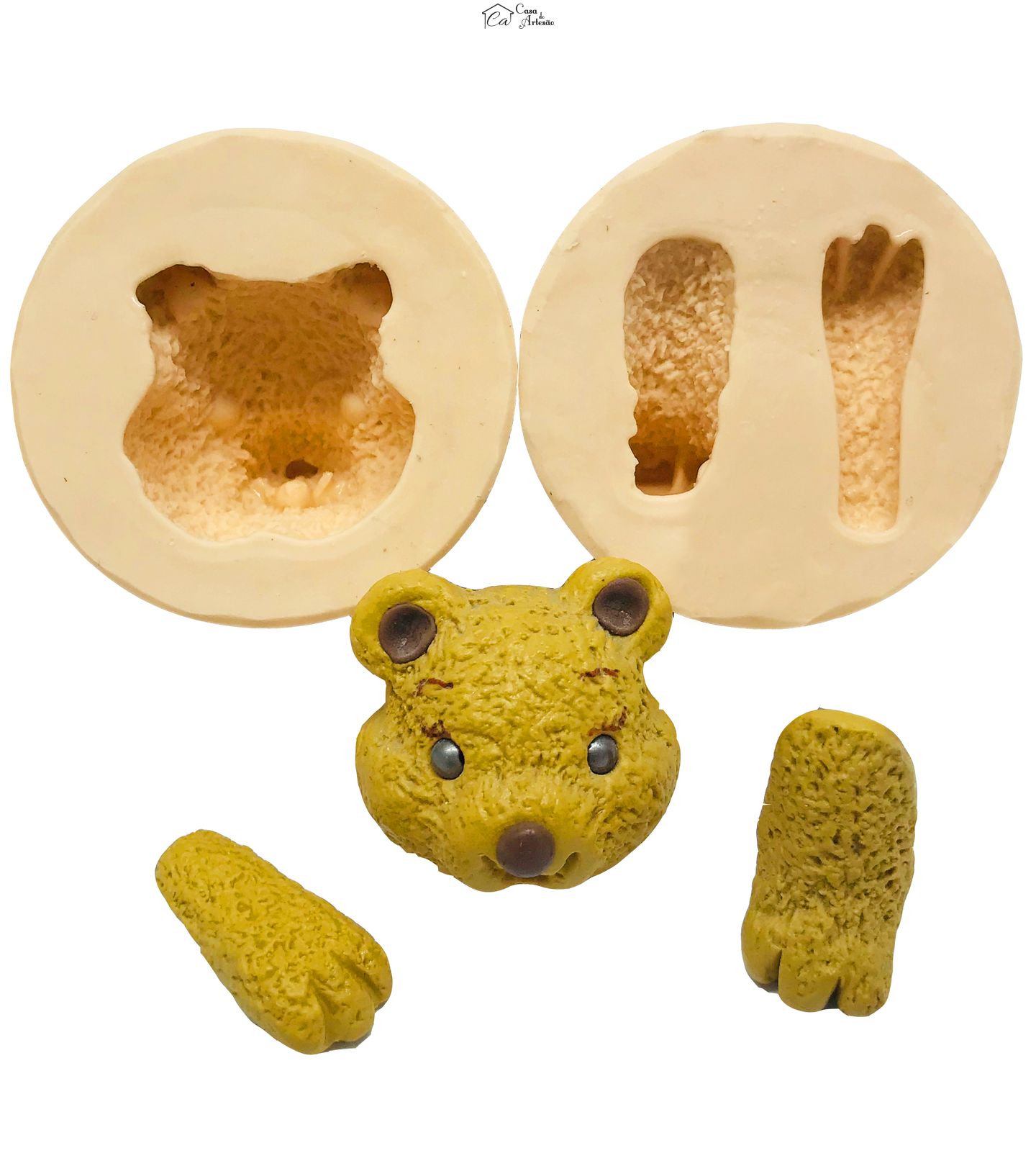 Molde de silicone - Urso