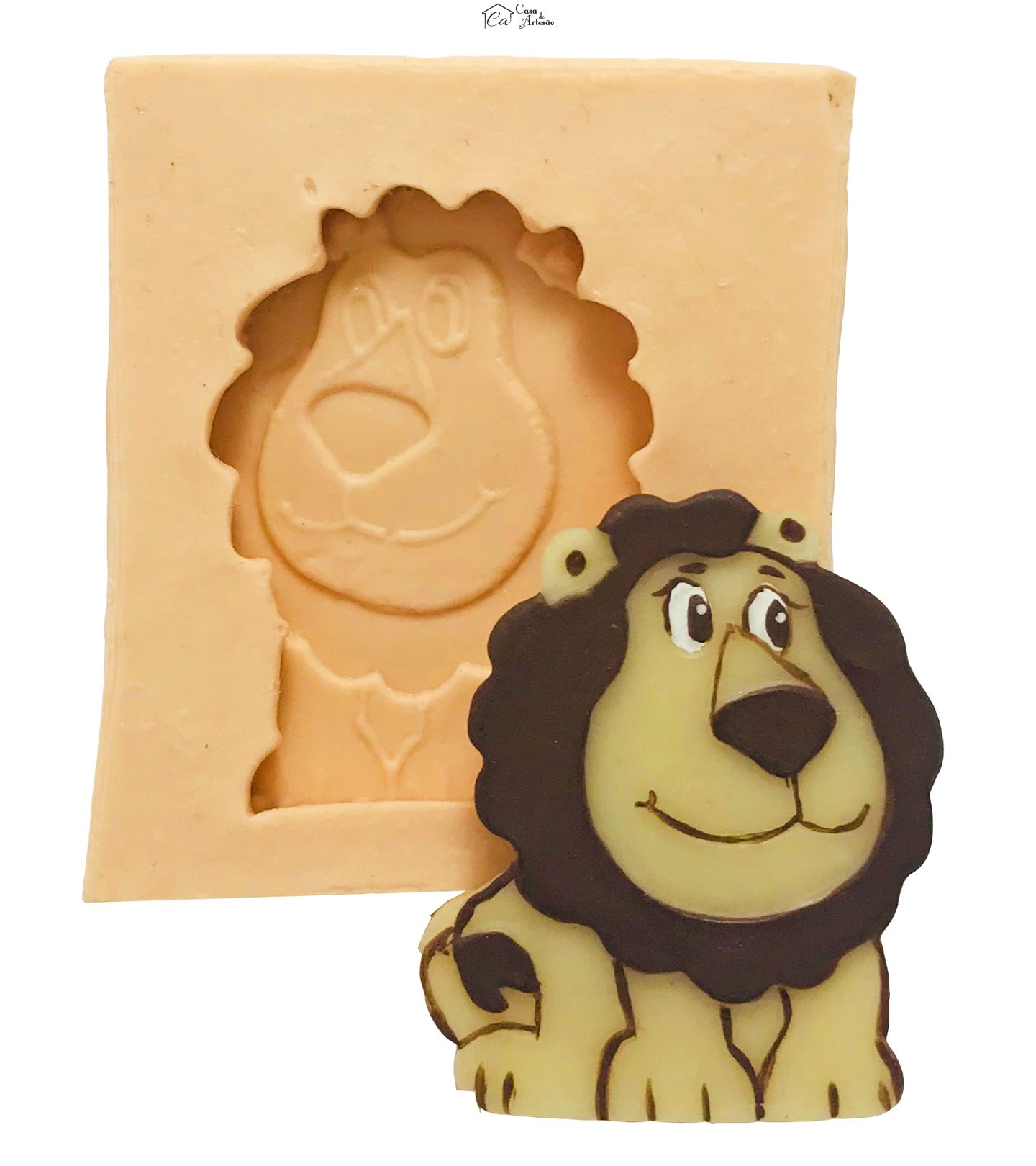 Molde de silicone - Leao - P75