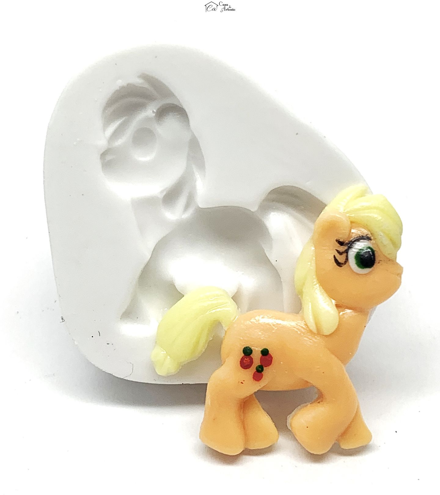 Molde de silicone - Meu Pequeno Ponei - Applejack - Pequeno - P1199