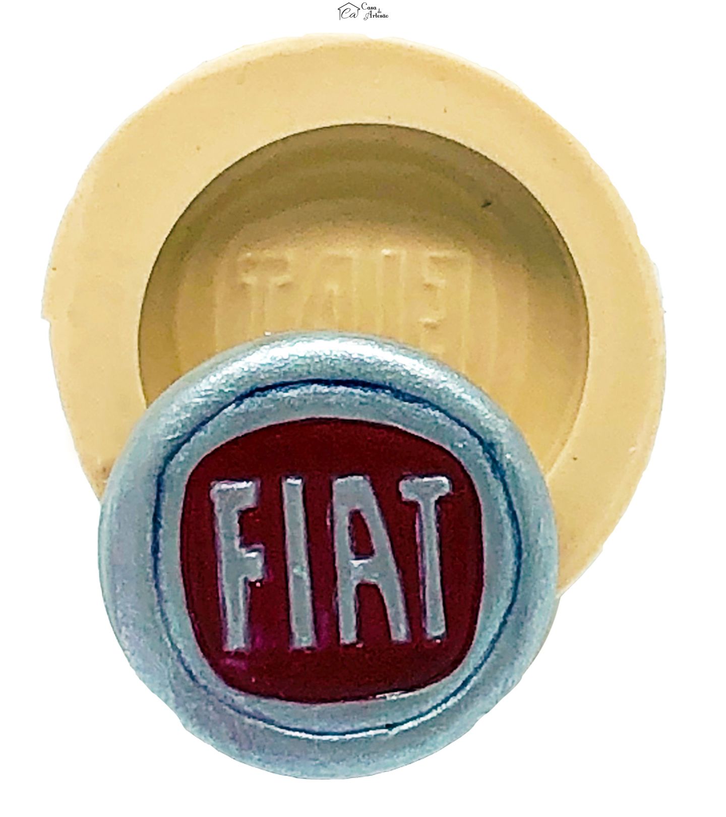 Molde de silicone - Fiat - Logo Pequeno - P777
