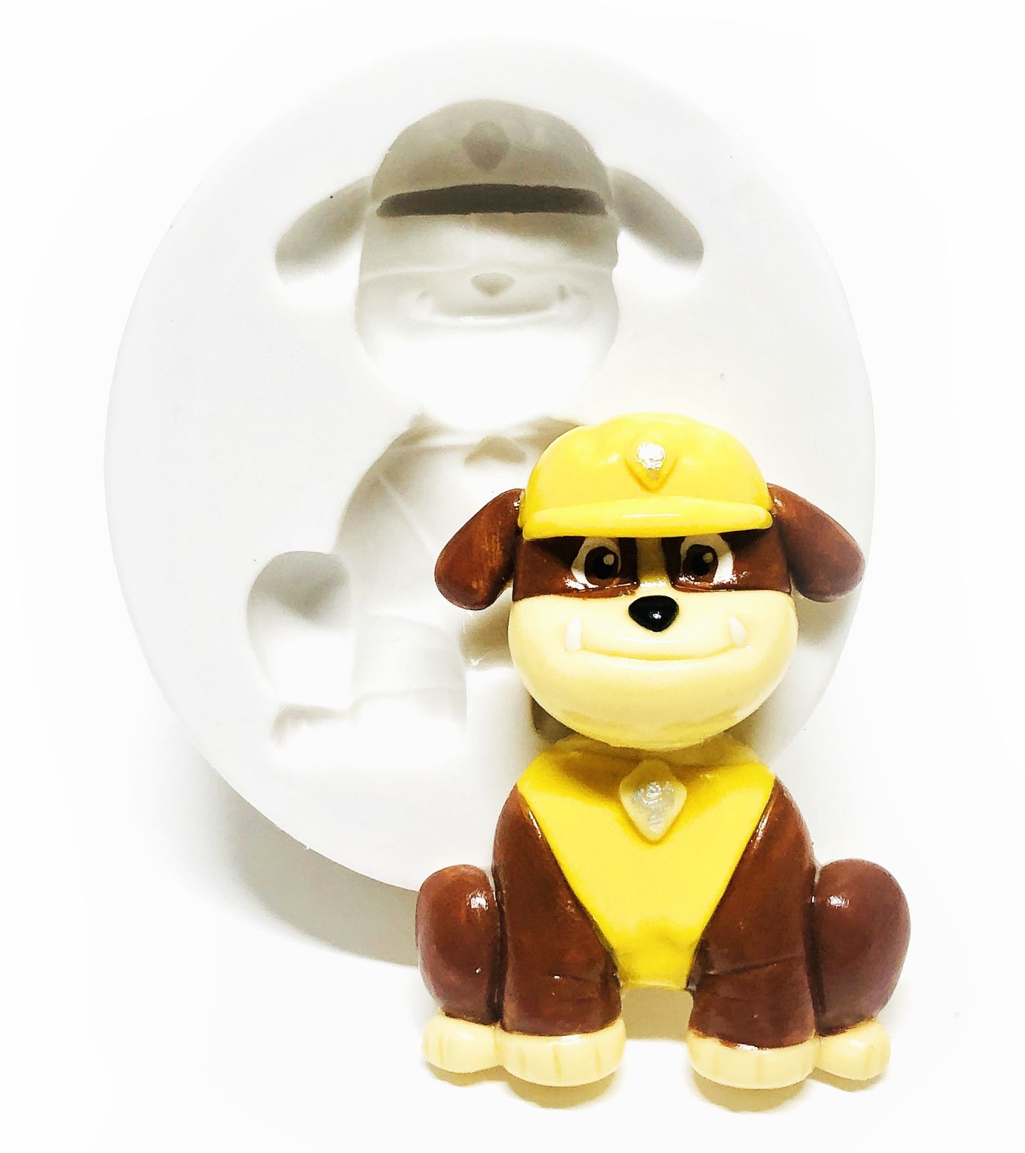 Molde de silicone - Patrulha Canina - Rubble - Grande - P1053