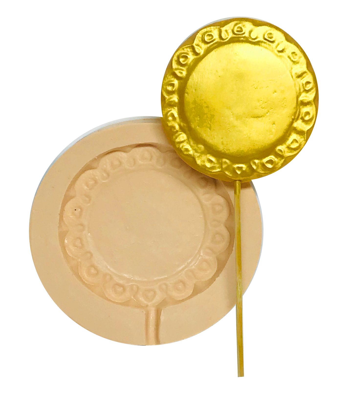 Pirulito Moldura Redonda - P512