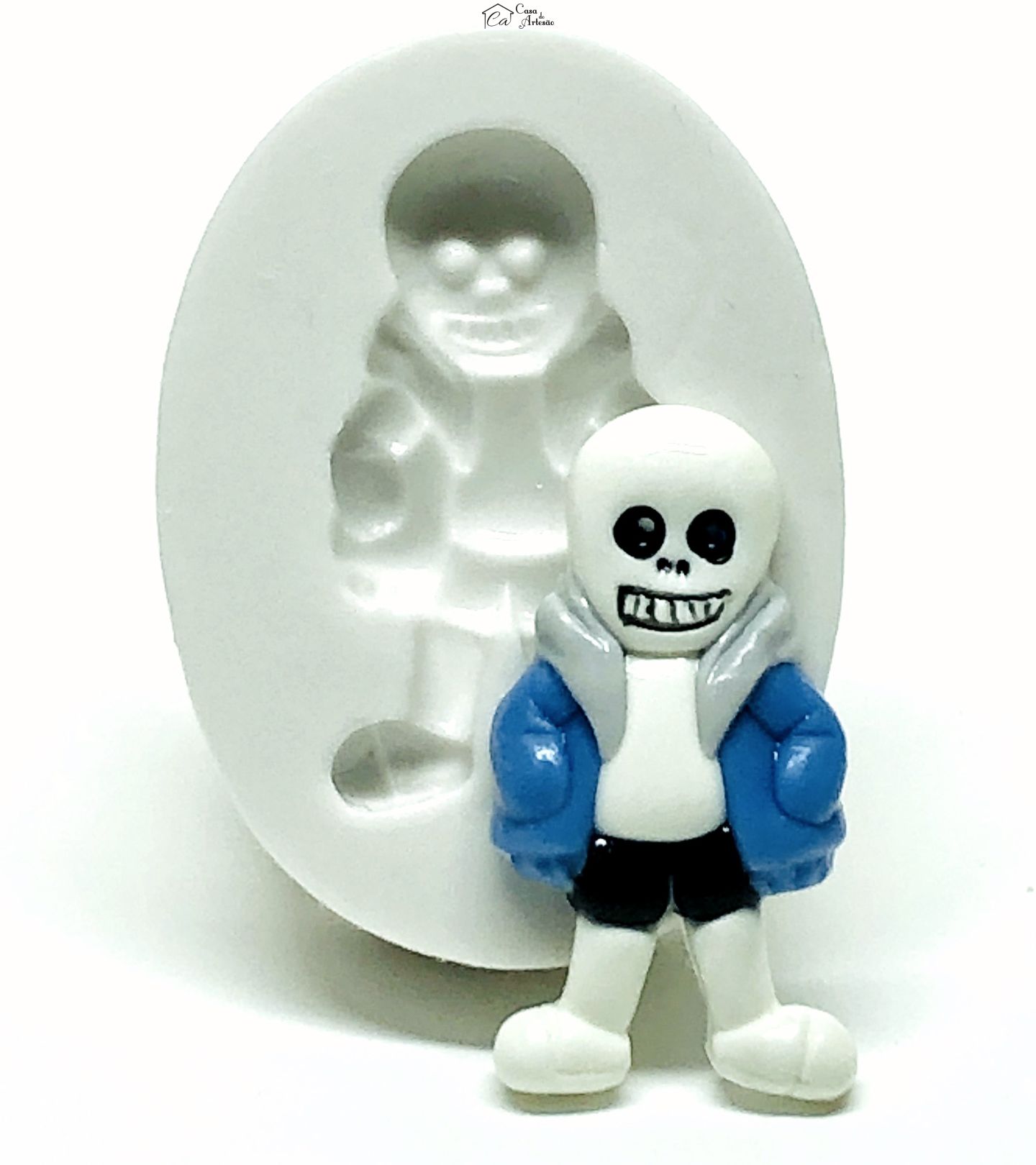 Molde de silicone - Sans Undertale - Sans - Pequeno - P1042