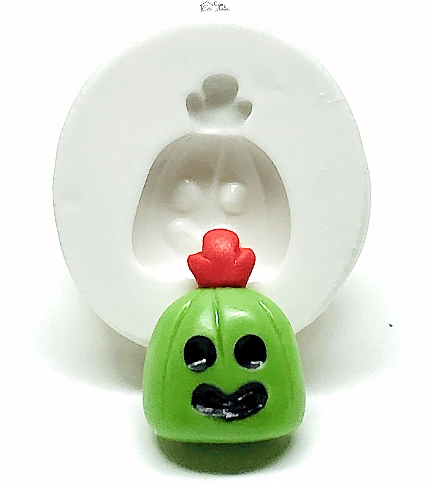 Molde de silicone - Brawl Stars - Rosto Spikey - Pequeno - P1004