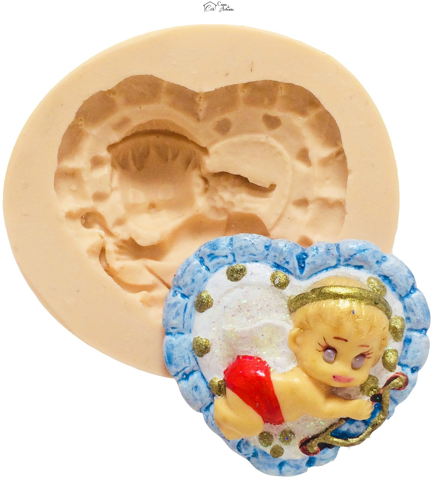 Molde de silicone - Cupido