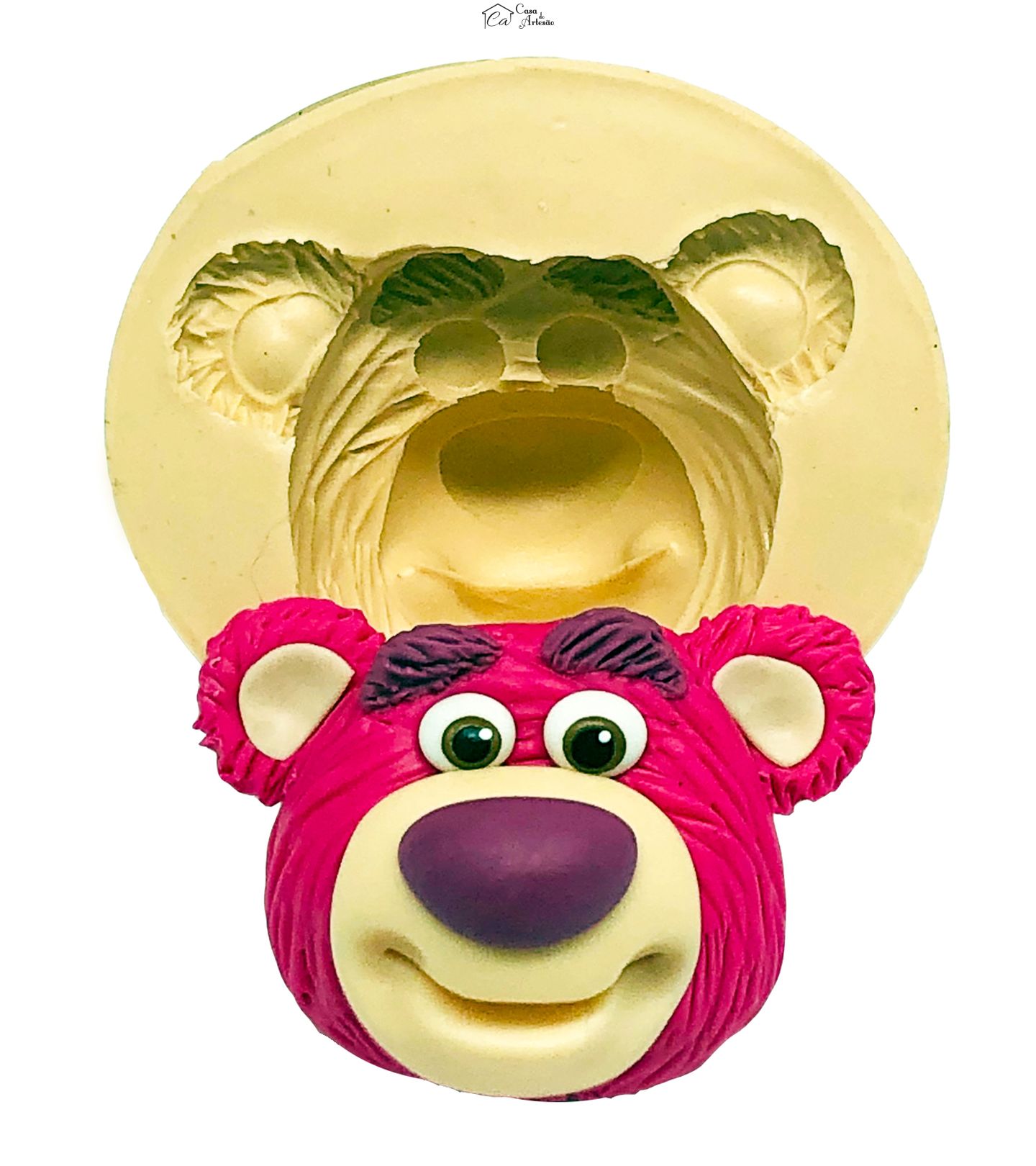 Molde de silicone - Toy Story - Rosto Urso - Grande