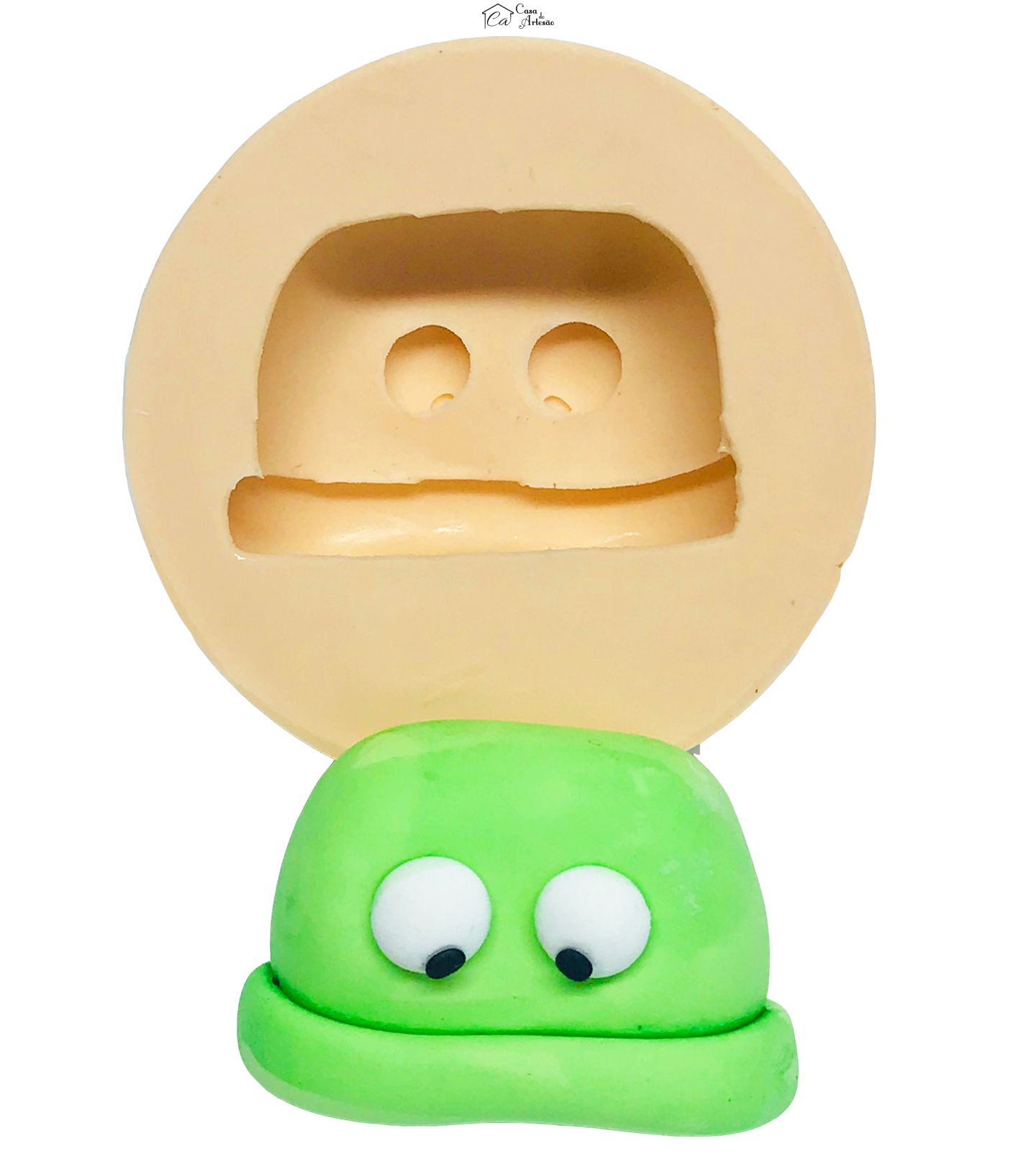 Molde de silicone - Hotel Transilvania - Rosto Globy - Grande - P550