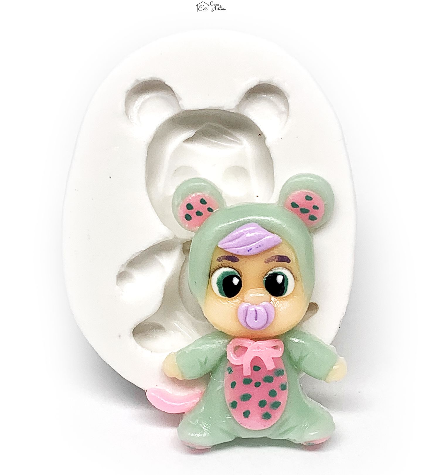 Molde de silicone - Cry Babies - Lala - Media - P1184
