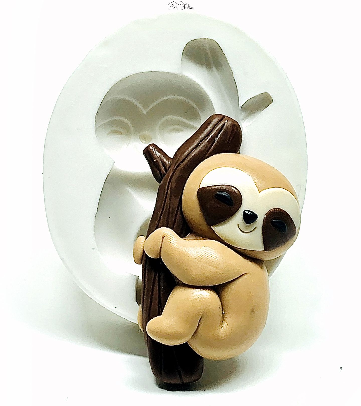 Molde de silicone - Bicho Preguiça - Grande - P973