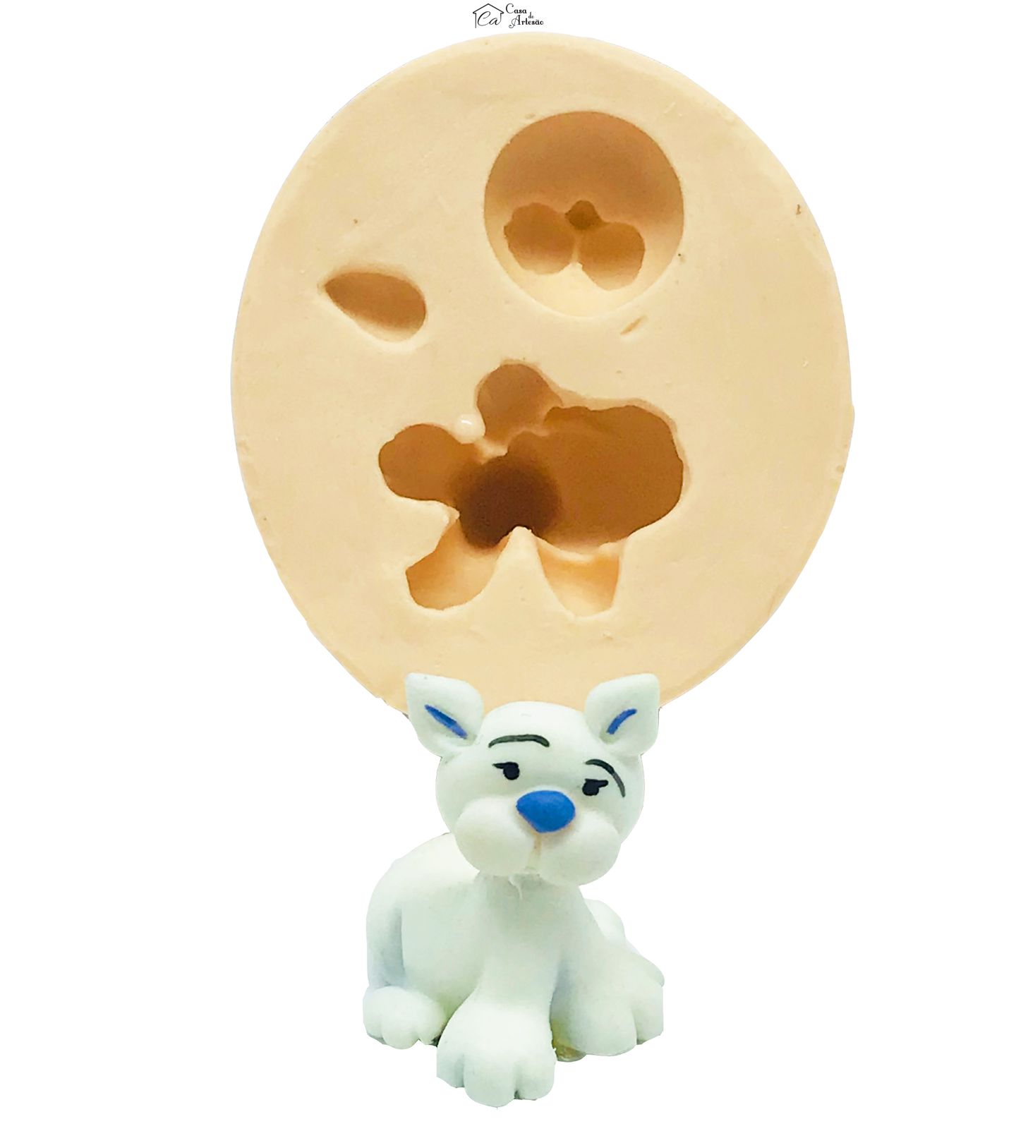 Molde de silicone - Gato