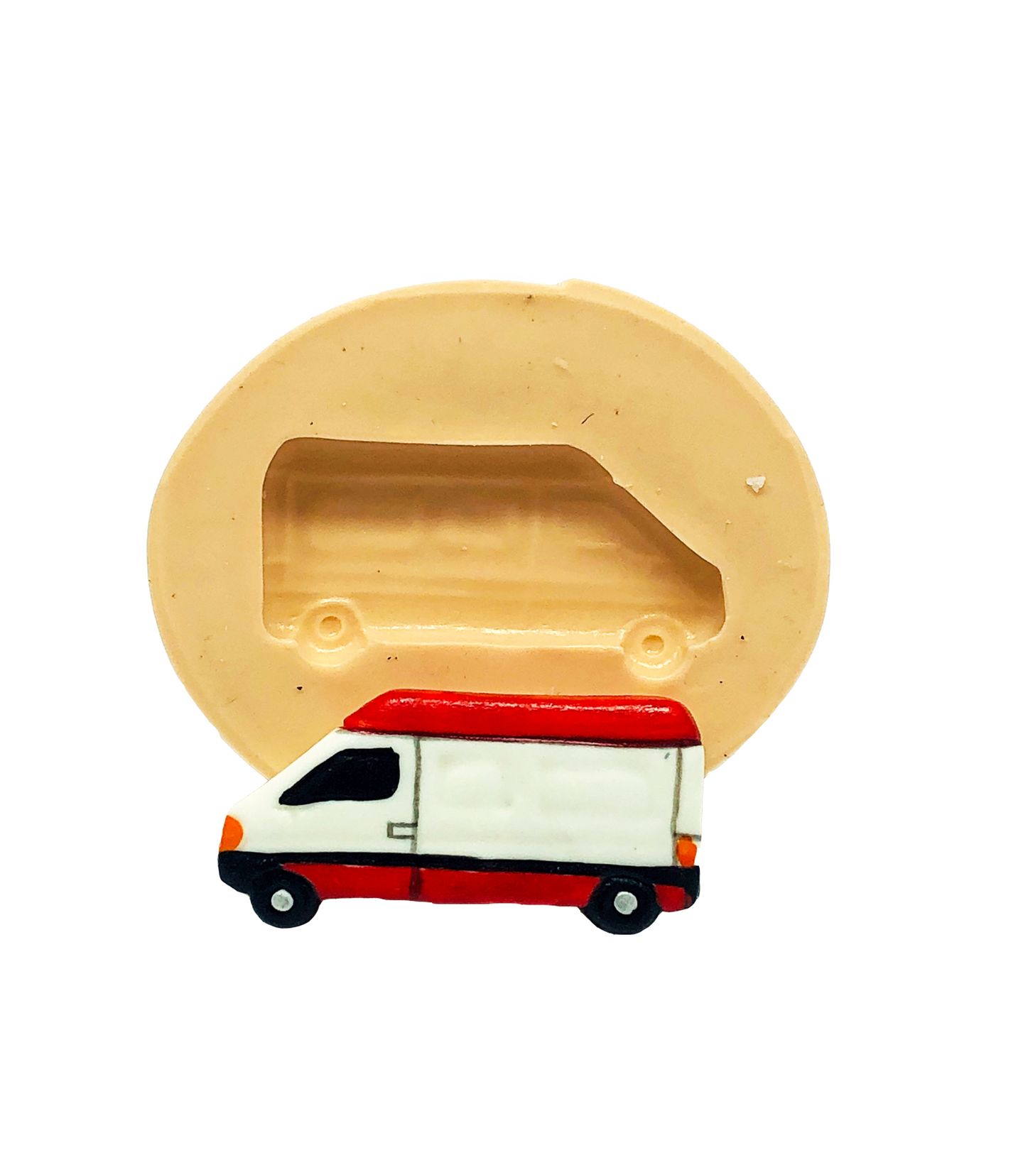 Molde de silicone - Samu - Ambulancia - Pequena - P797