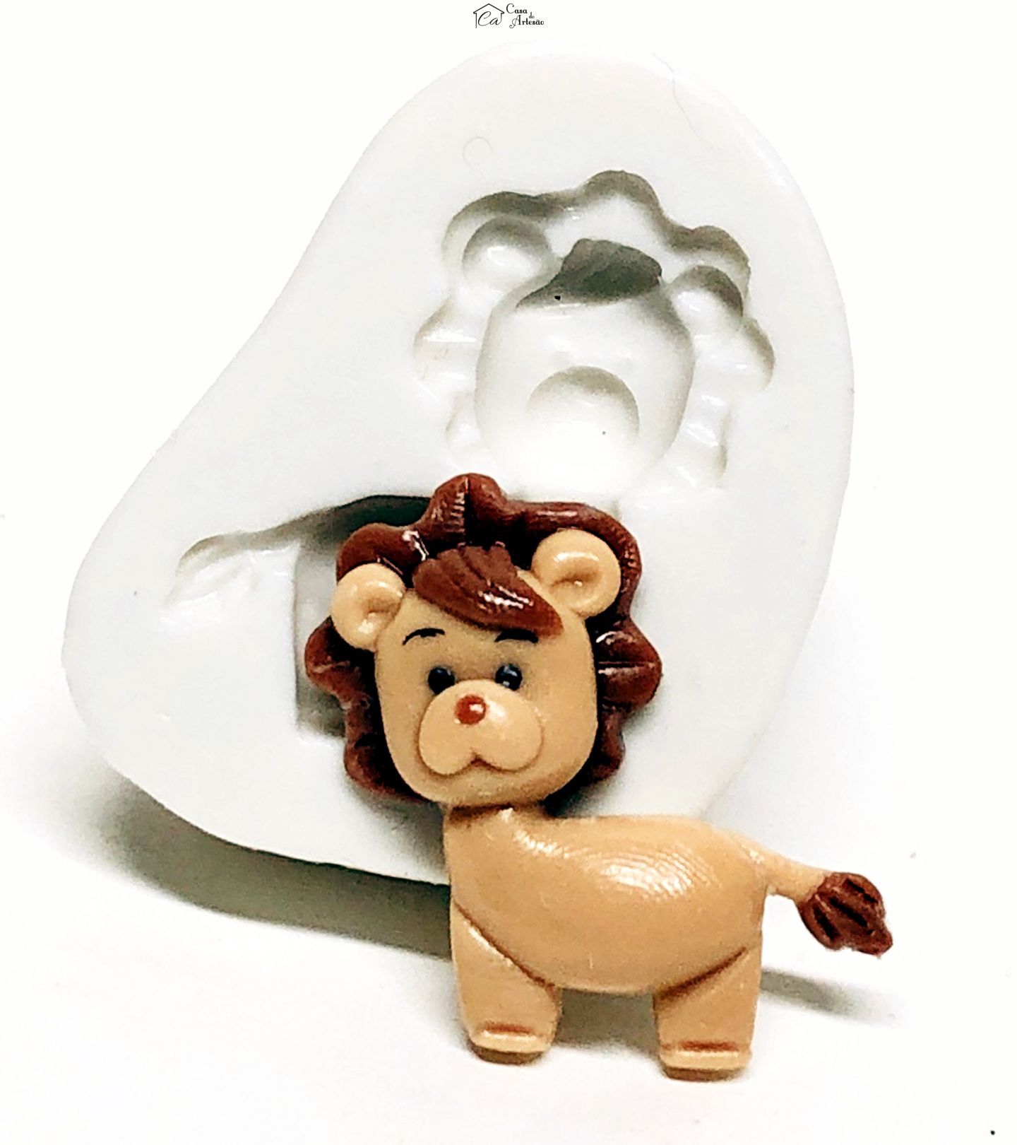 Molde de silicone - Leao - Pequeno - P1081