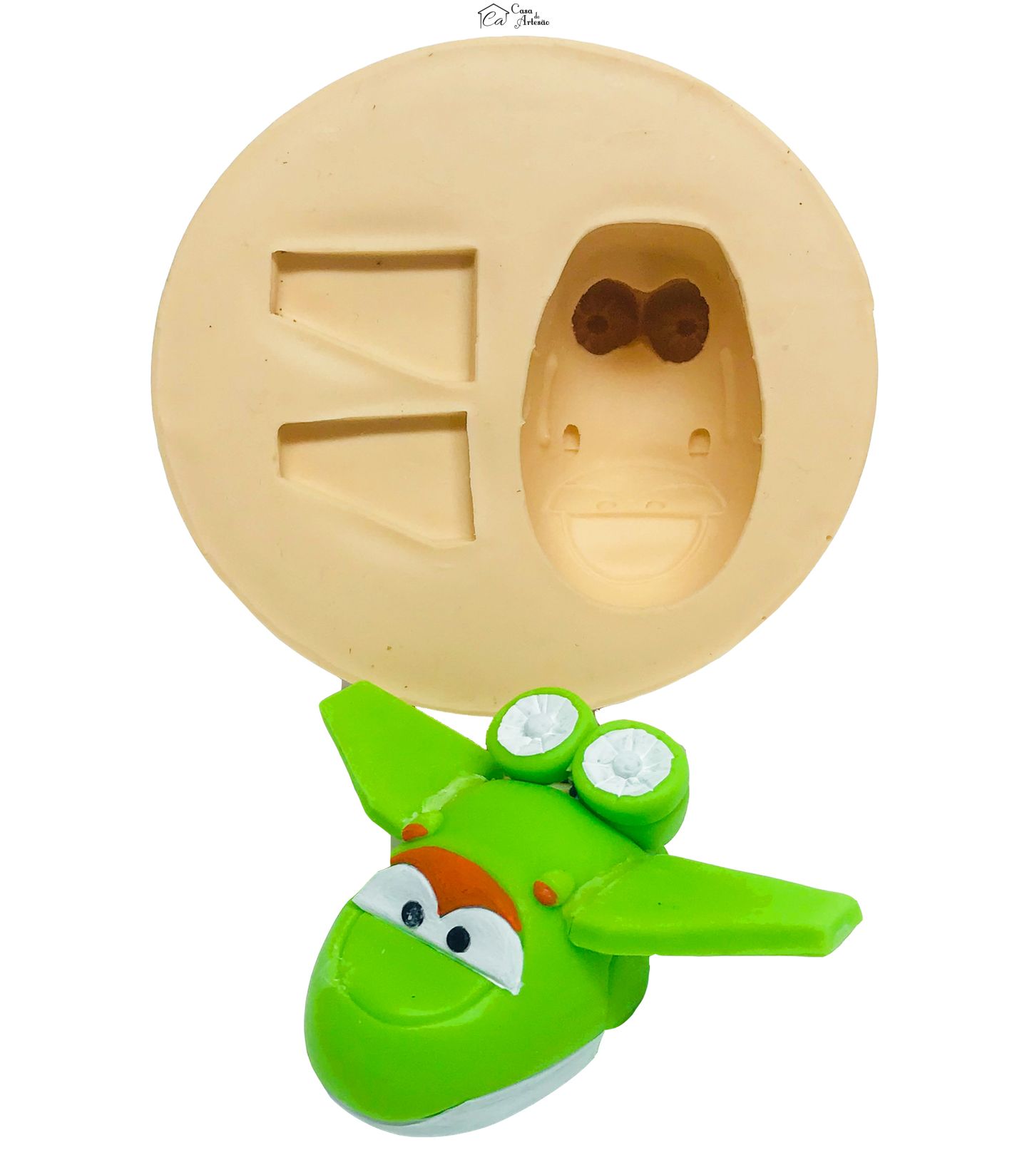 Molde de silicone - Super Wings - Mira - Grande