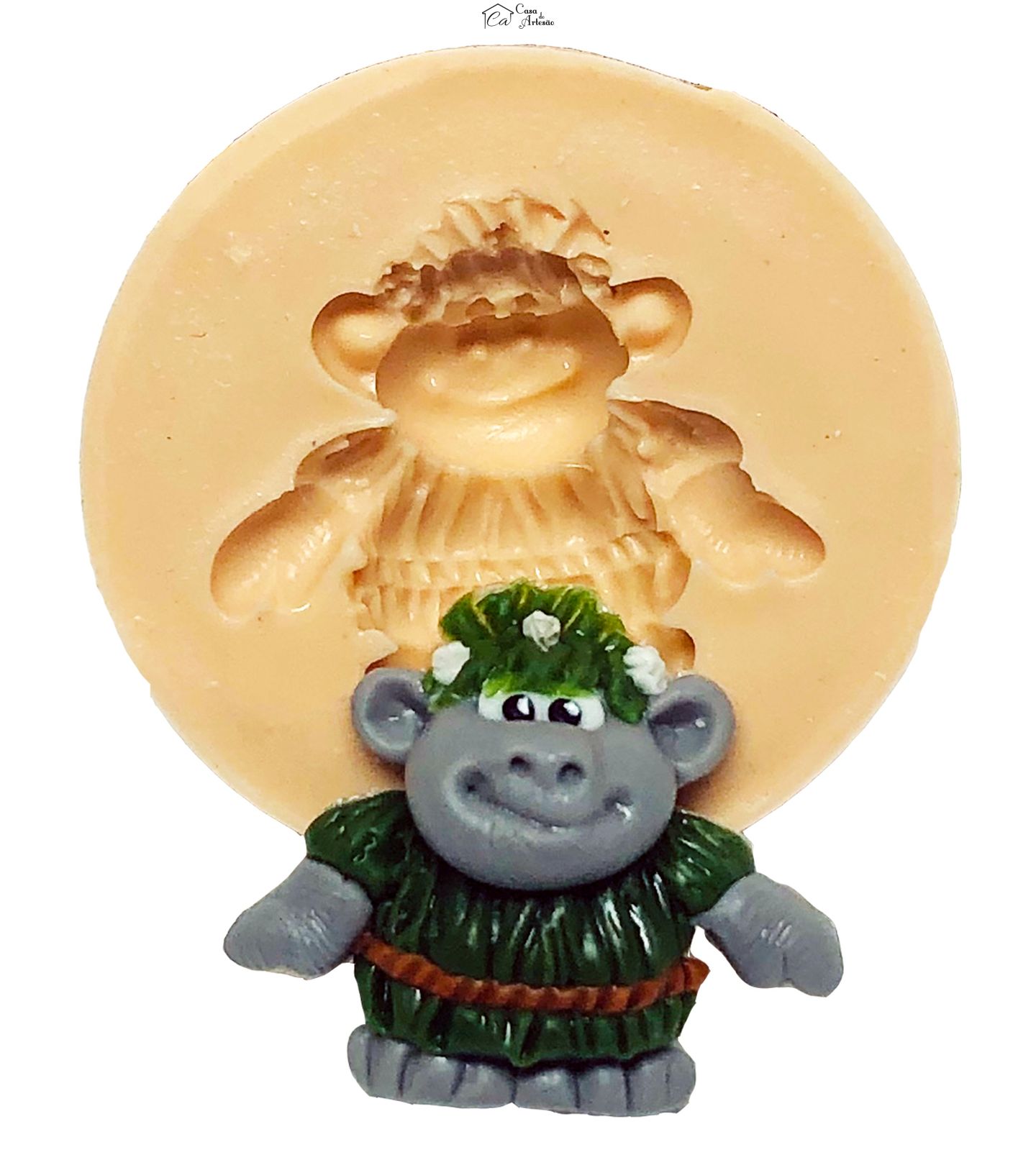 Molde de silicone - Frozen II - Troll - Pequeno - P722