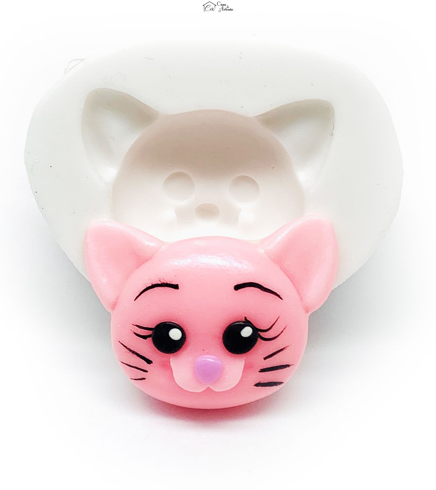 Molde de silicone - Palhaço Plim Plim - Rosto Mei Li - Pequeno - P1219